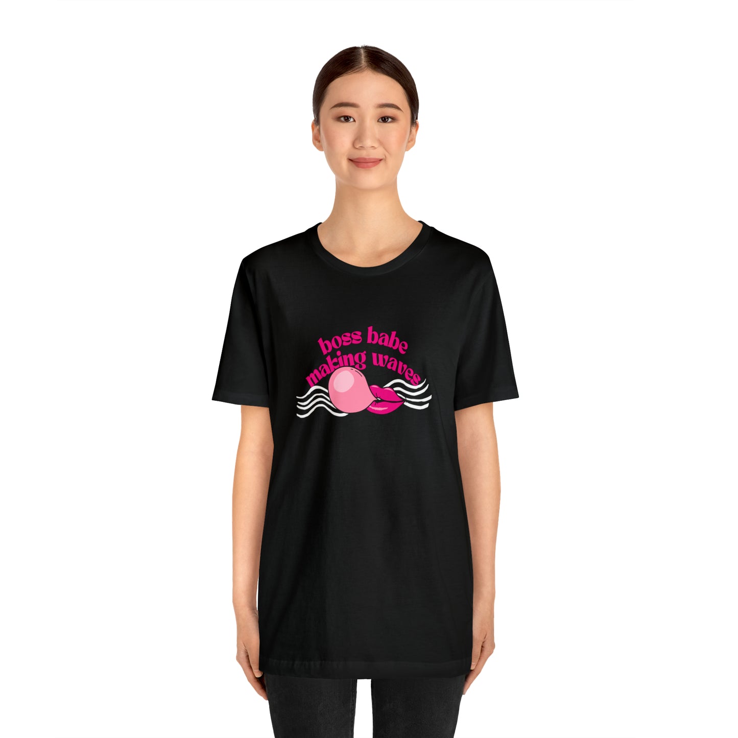 Boss Babe Making Waves Statement T Shirt