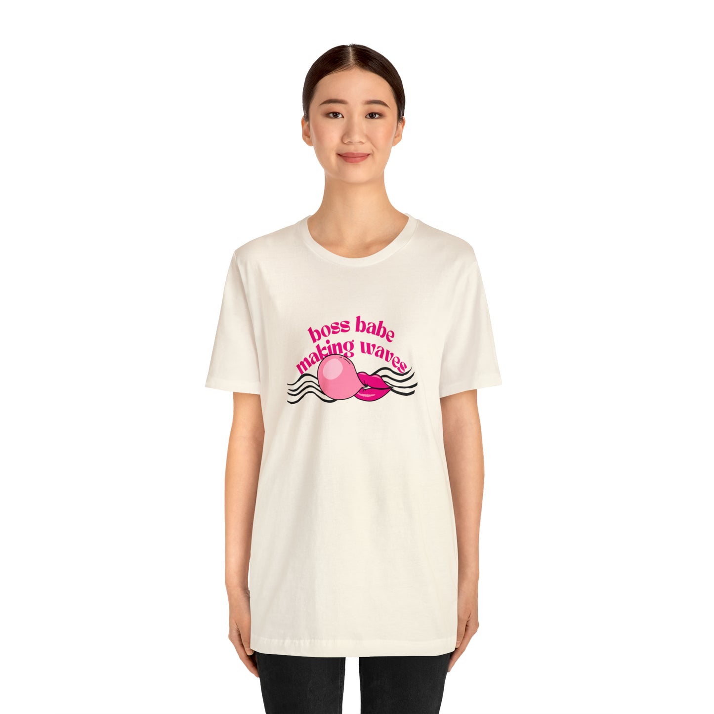 Boss Babe Making Waves Statement T Shirt
