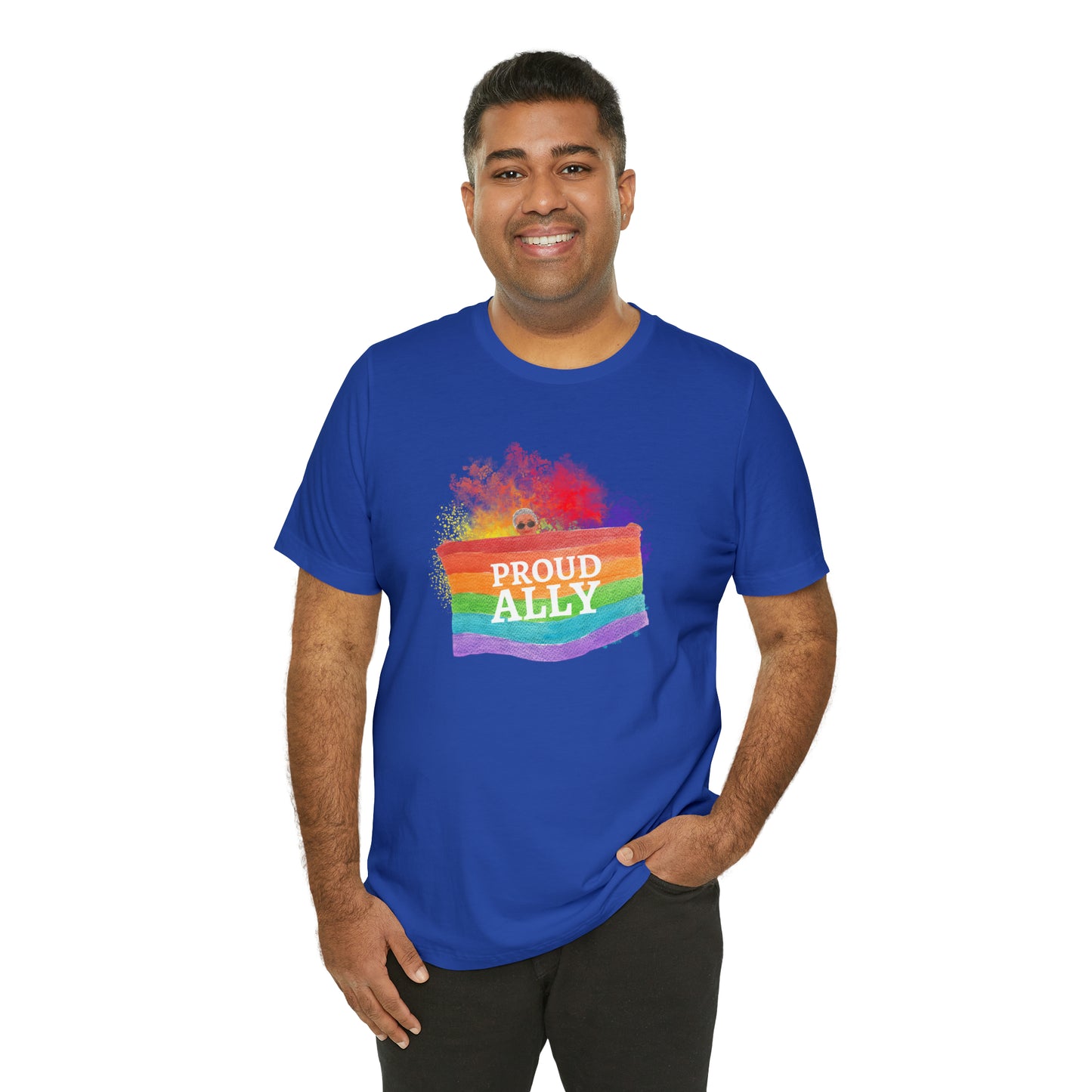 Proud Ally LGBTQ+ Statement T-Shirt