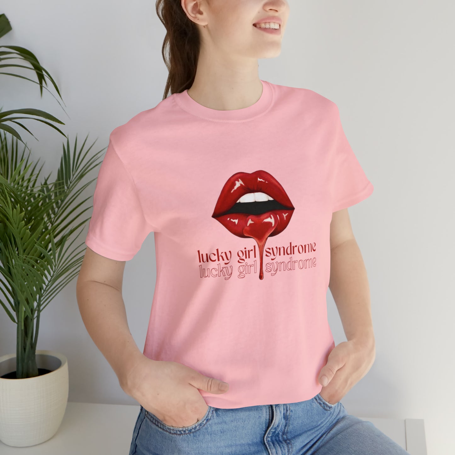 Lucky Girl Syndrome Statement T-Shirt