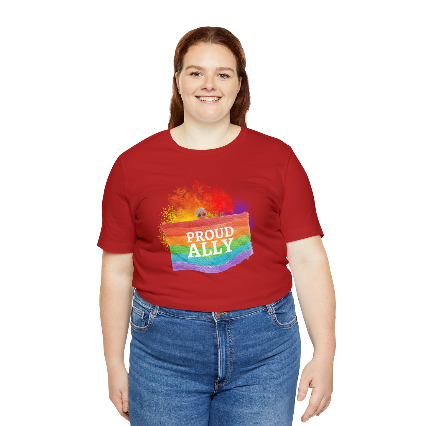 Proud Ally LGBTQ+ Statement T-Shirt