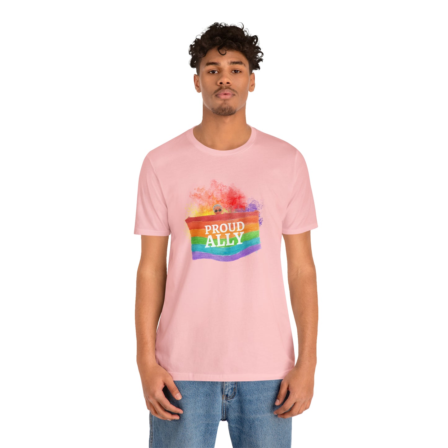 Proud Ally LGBTQ+ Statement T-Shirt