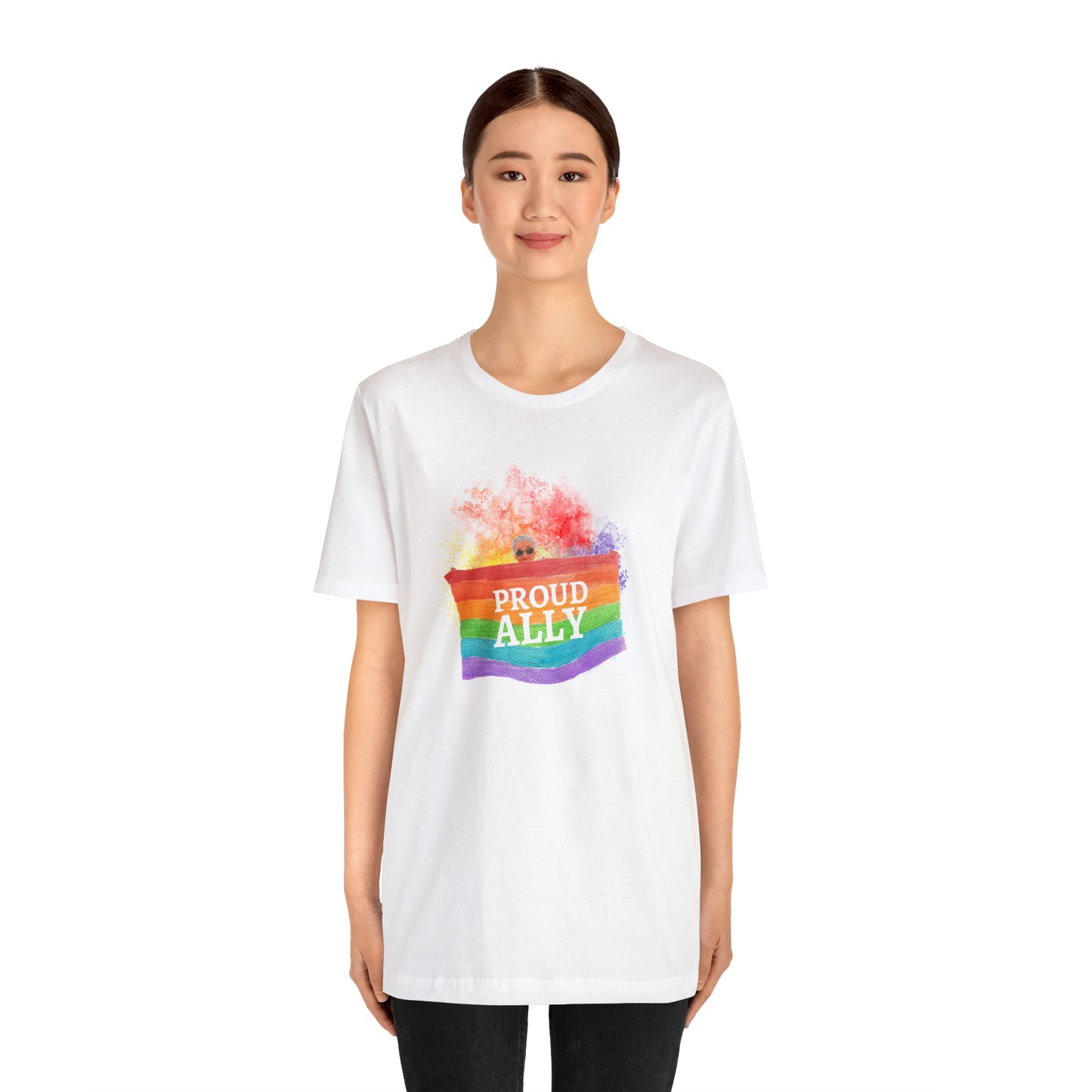 Proud Ally LGBTQ+ Statement T-Shirt