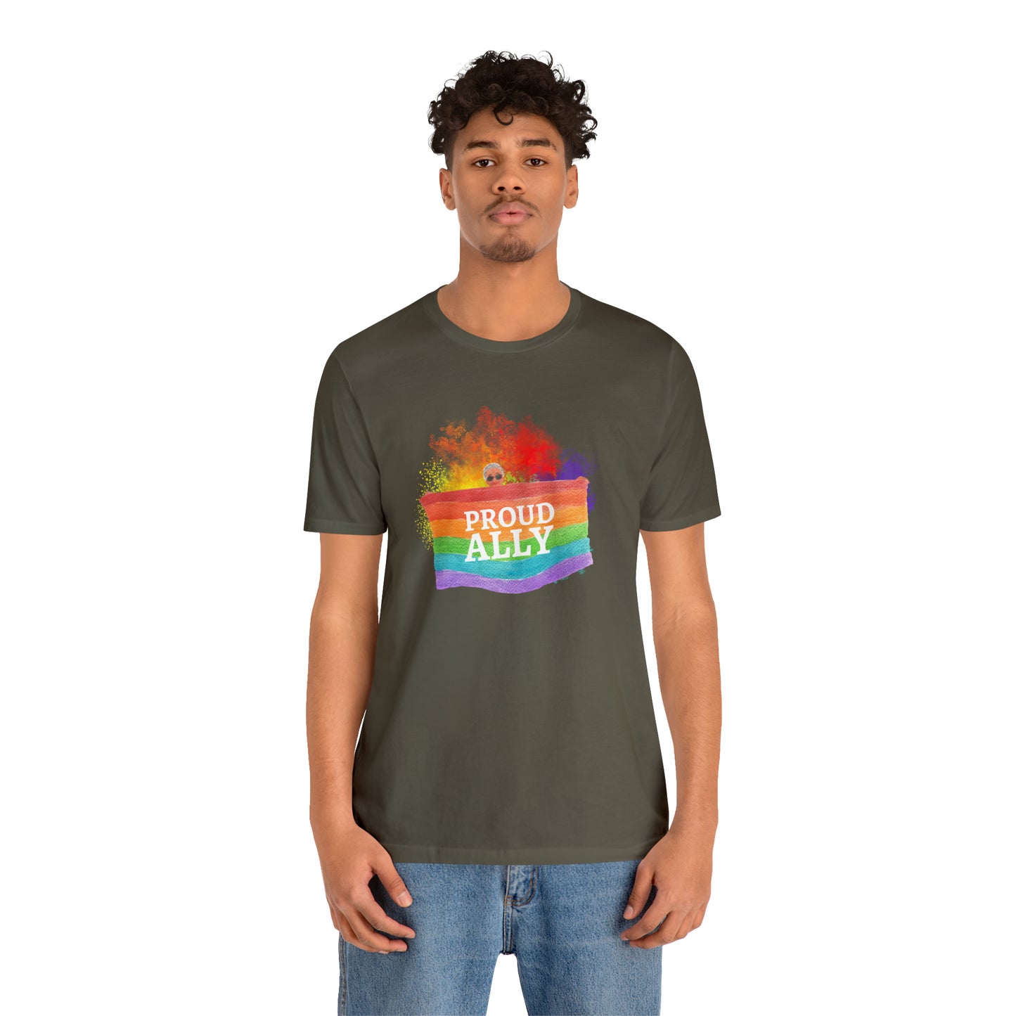 Proud Ally LGBTQ+ Statement T-Shirt