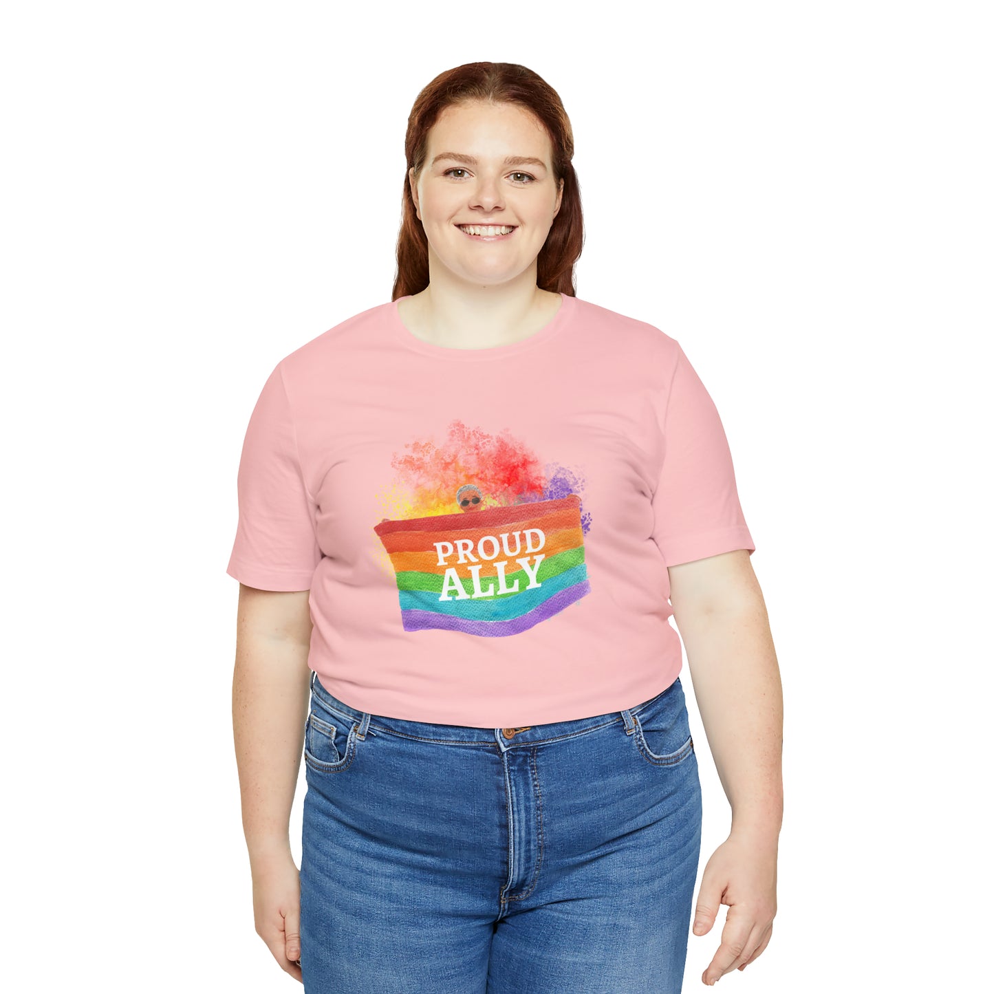 Proud Ally LGBTQ+ Statement T-Shirt