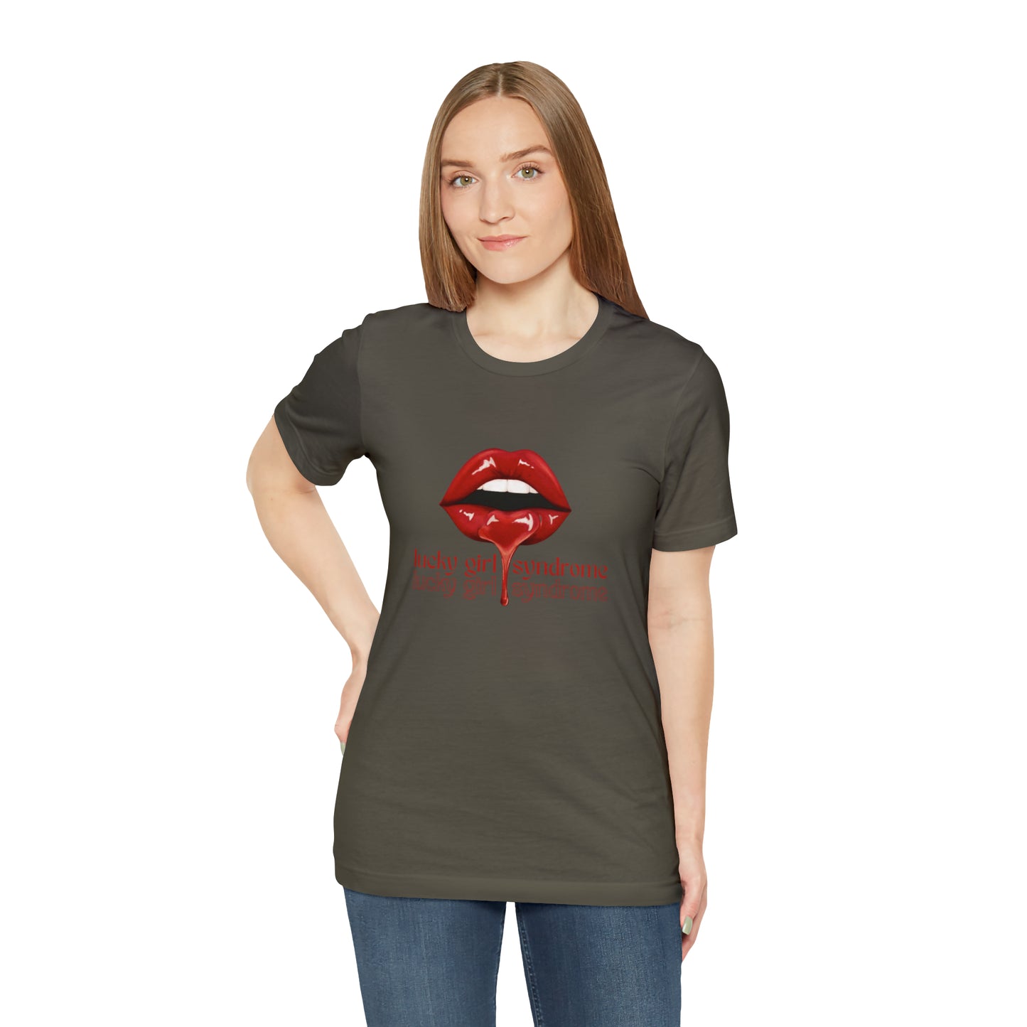 Lucky Girl Syndrome Statement T-Shirt