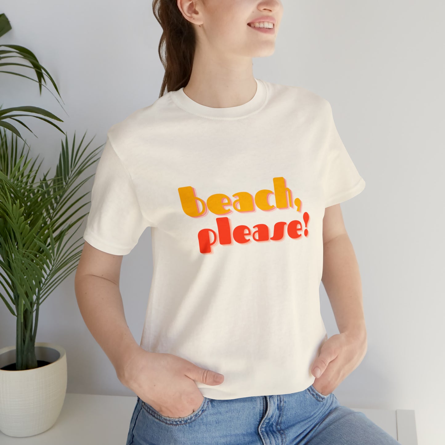 Beach Please Statement T-Shirt