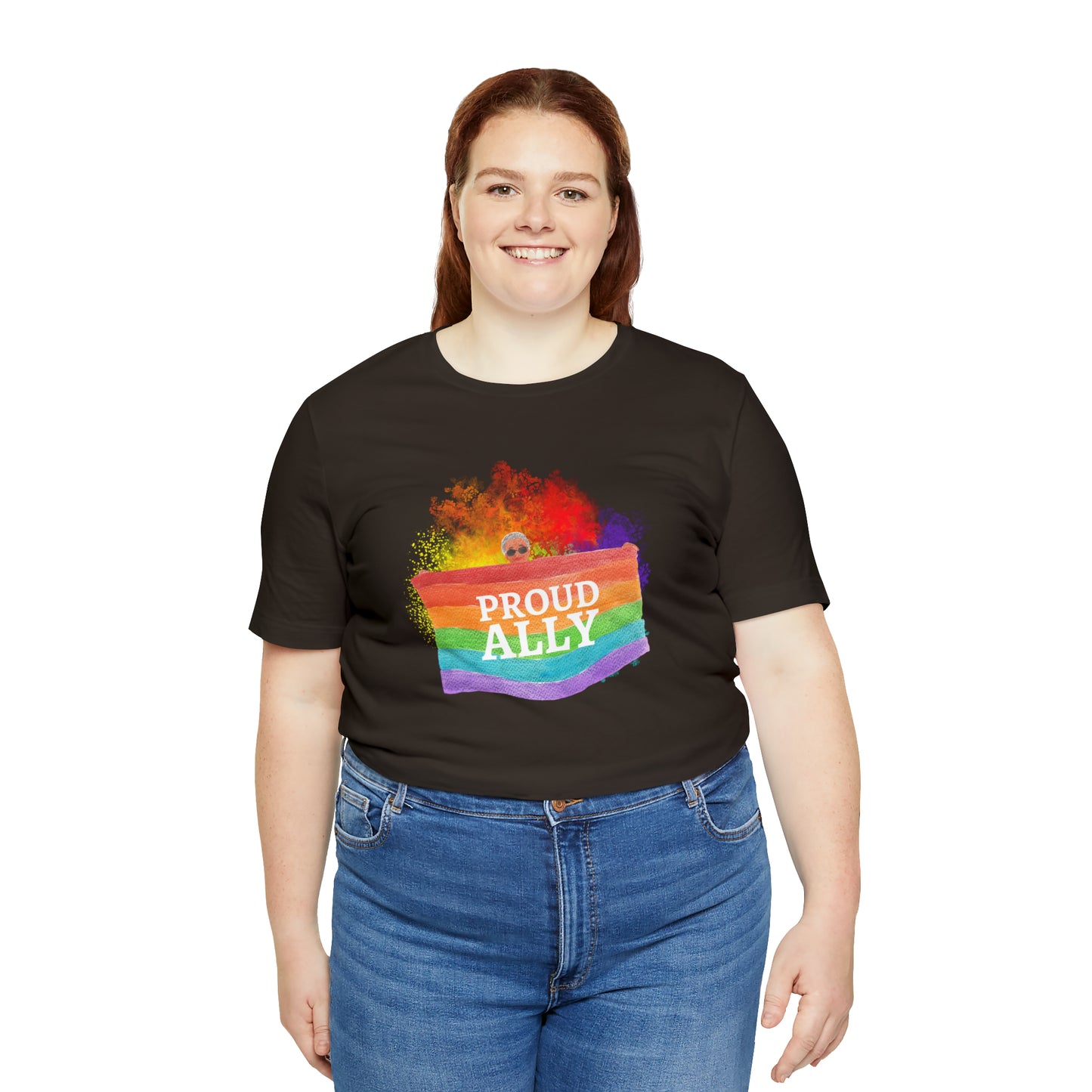 Proud Ally LGBTQ+ Statement T-Shirt