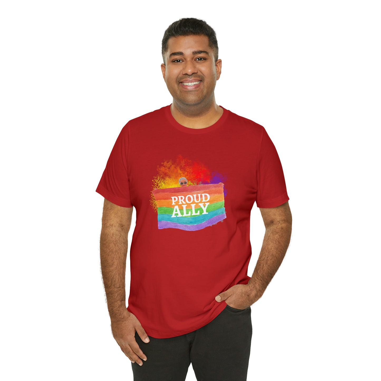 Proud Ally LGBTQ+ Statement T-Shirt