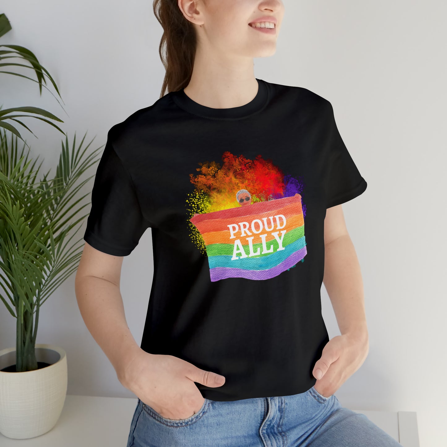 Proud Ally LGBTQ+ Statement T-Shirt