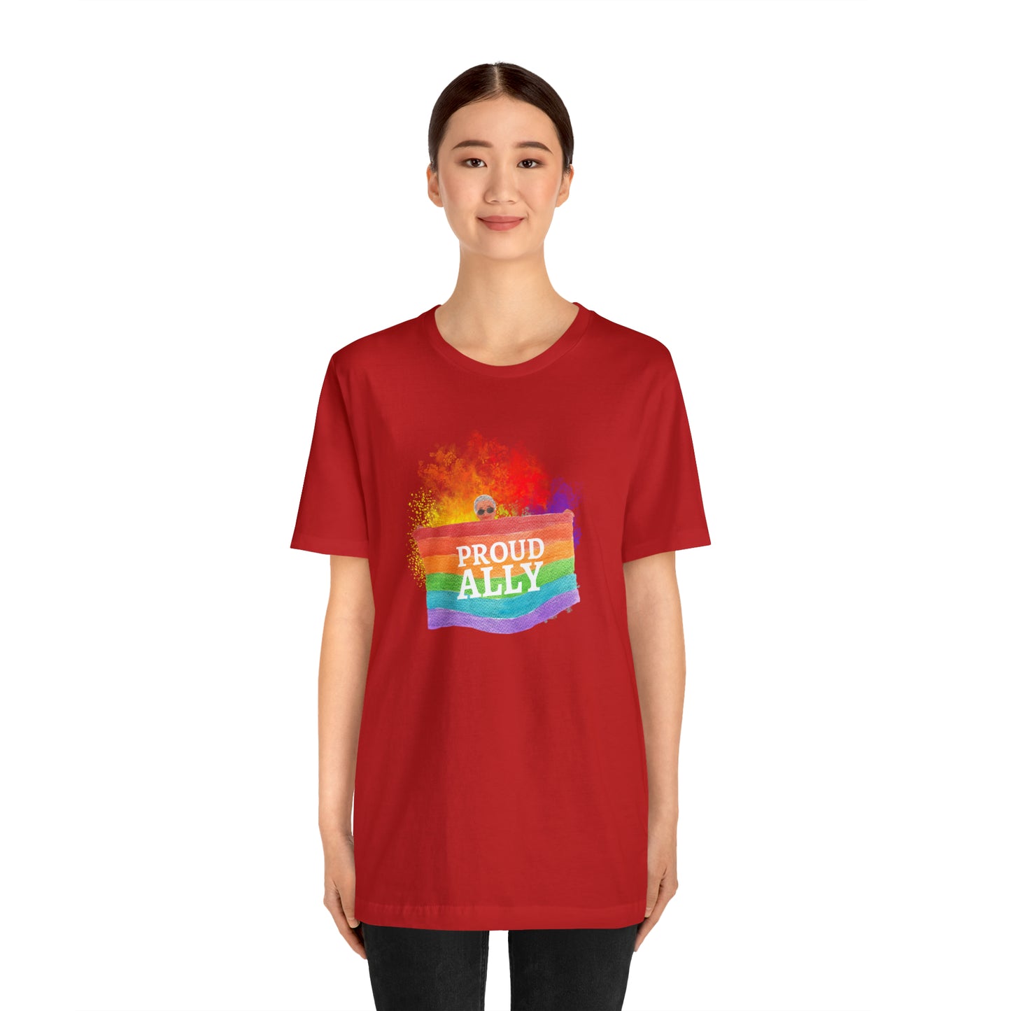 Proud Ally LGBTQ+ Statement T-Shirt