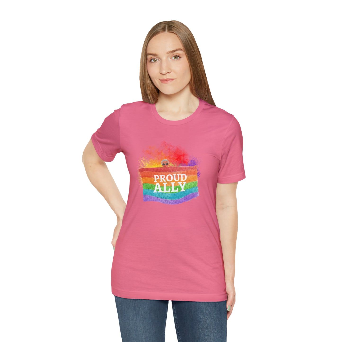 Proud Ally LGBTQ+ Statement T-Shirt