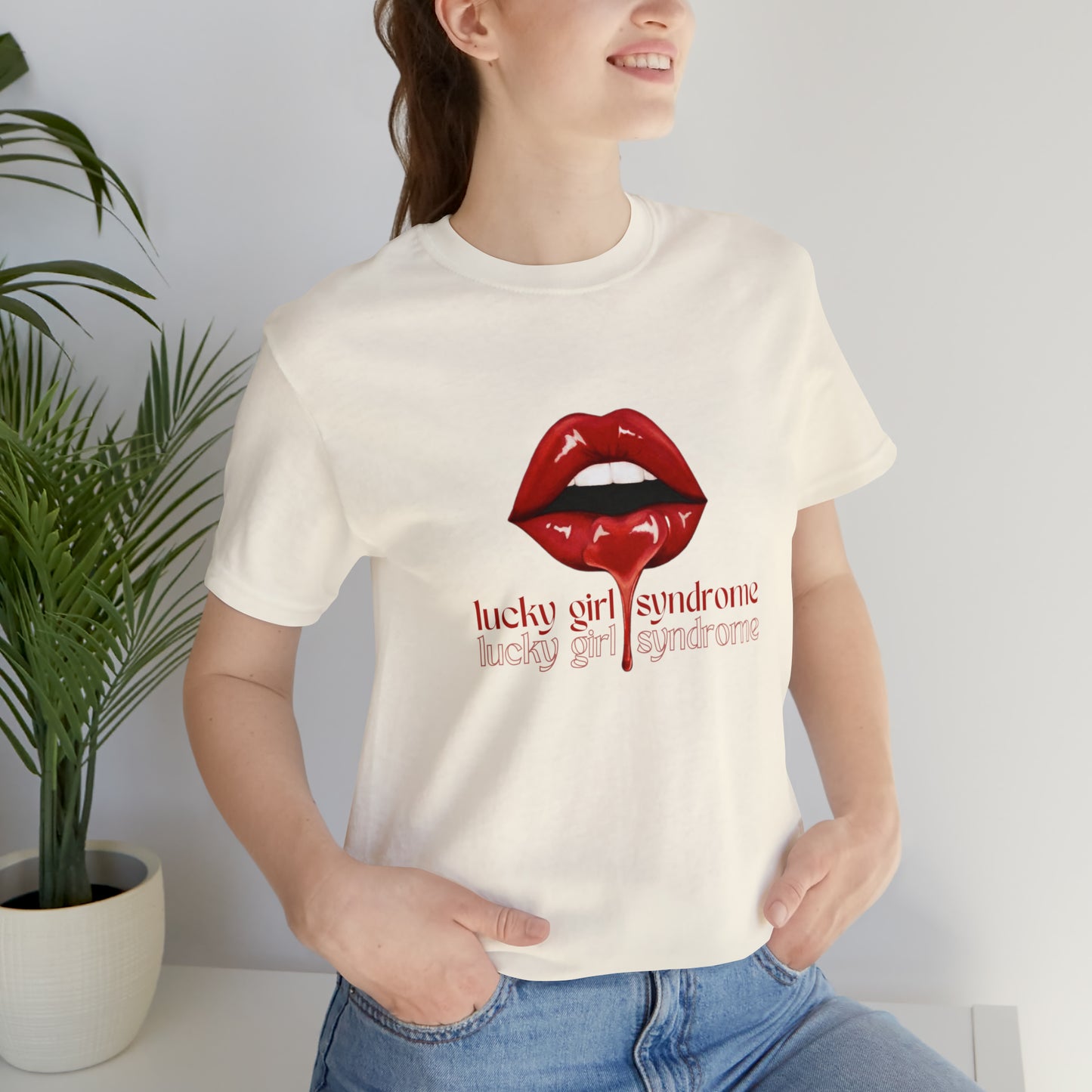 Lucky Girl Syndrome Statement T-Shirt