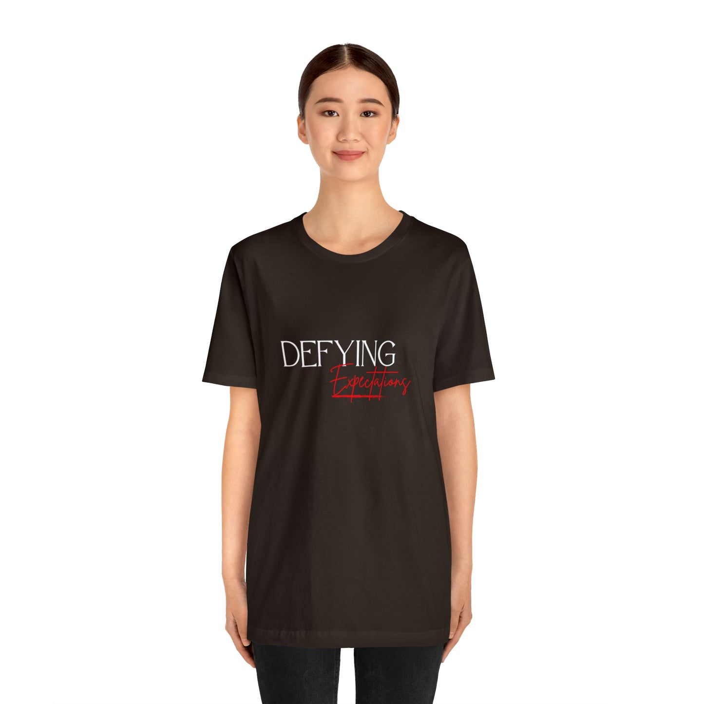 Defying Expectations Statement T-Shirt