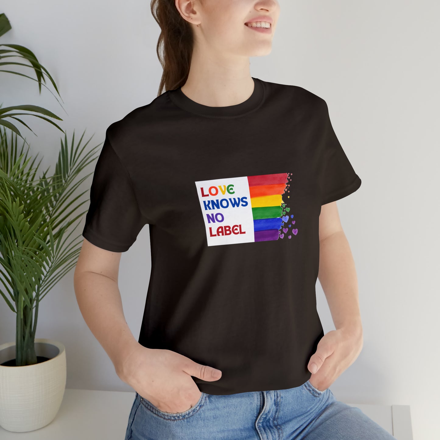 Love Knows No Label Statement T-Shirt