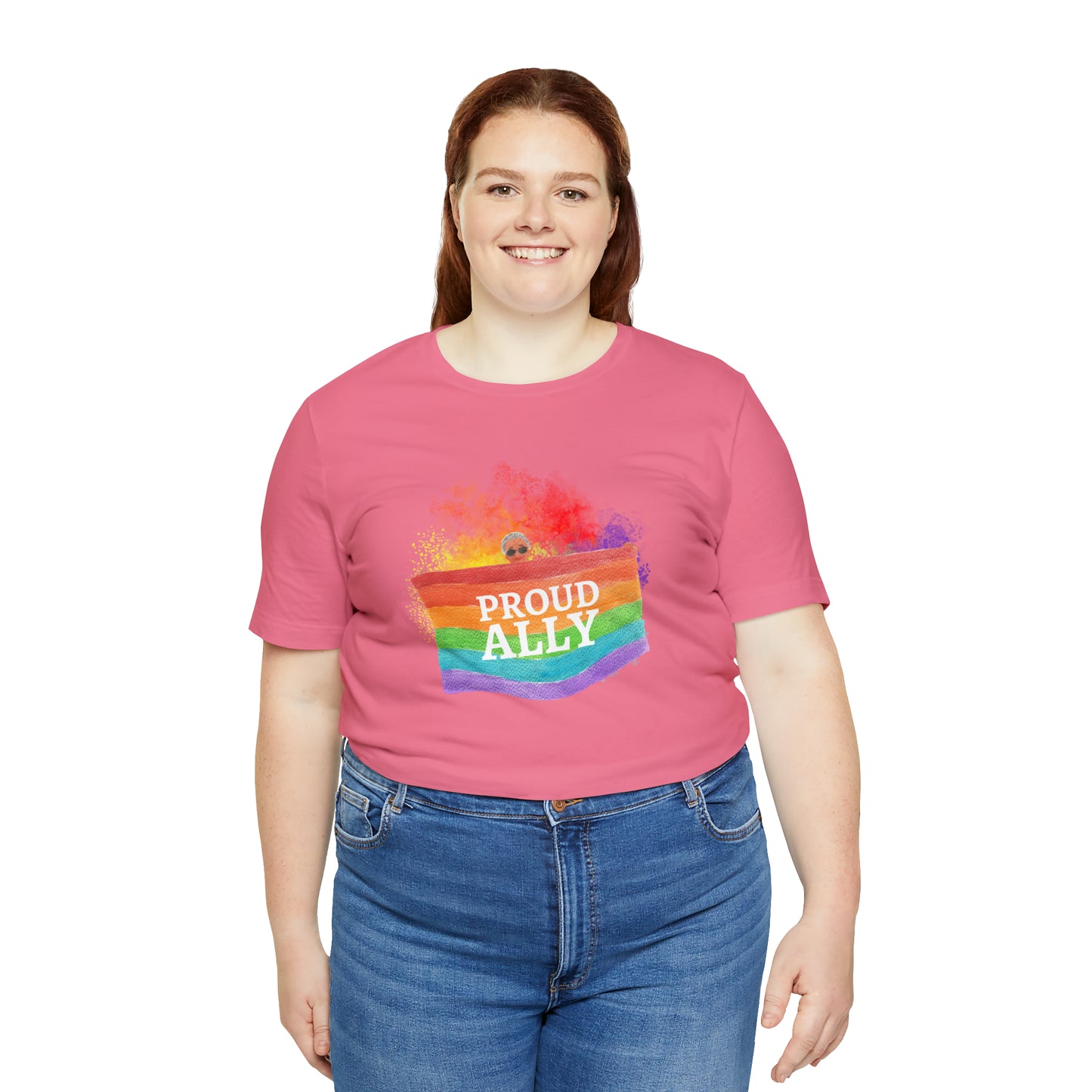 Proud Ally LGBTQ+ Statement T-Shirt