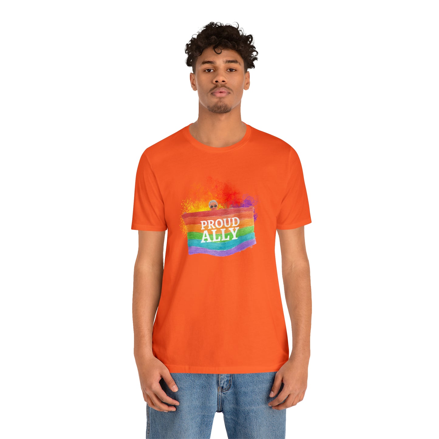 Proud Ally LGBTQ+ Statement T-Shirt