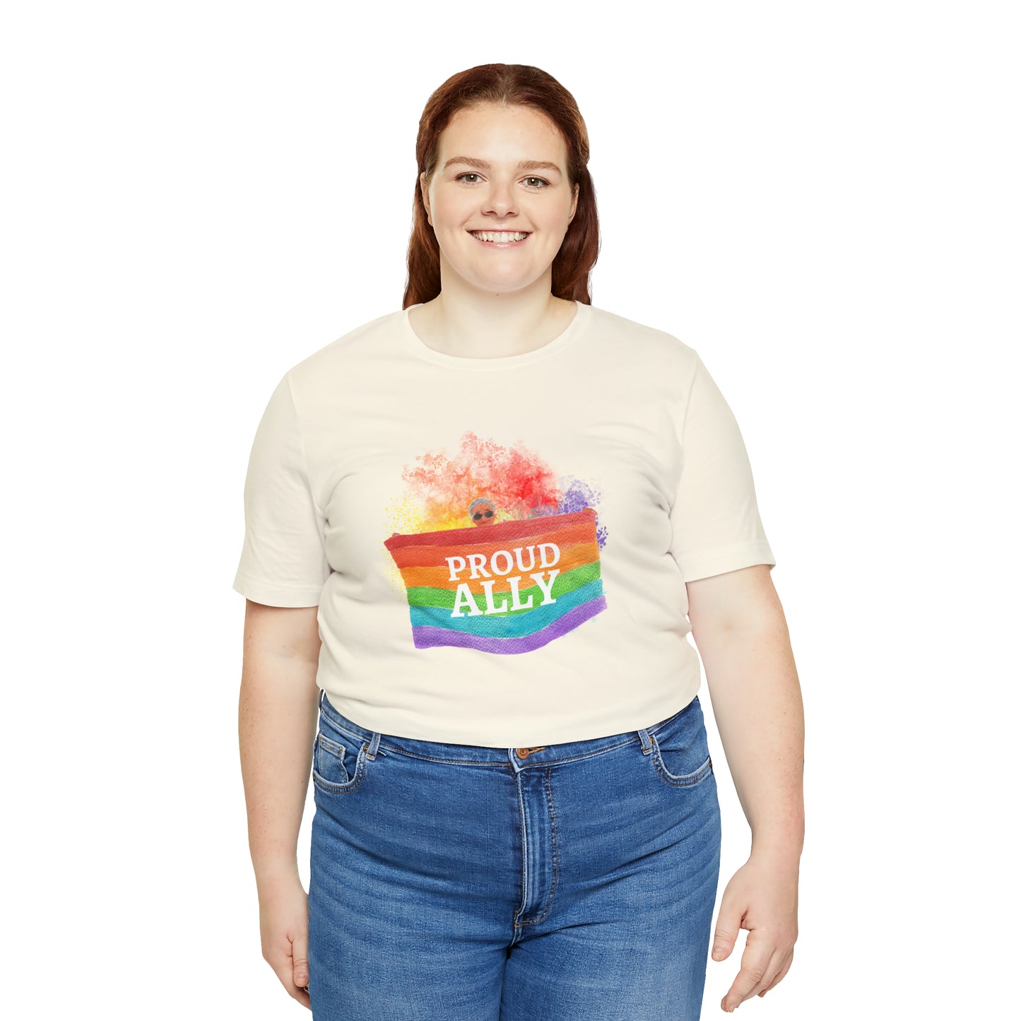 Proud Ally LGBTQ+ Statement T-Shirt