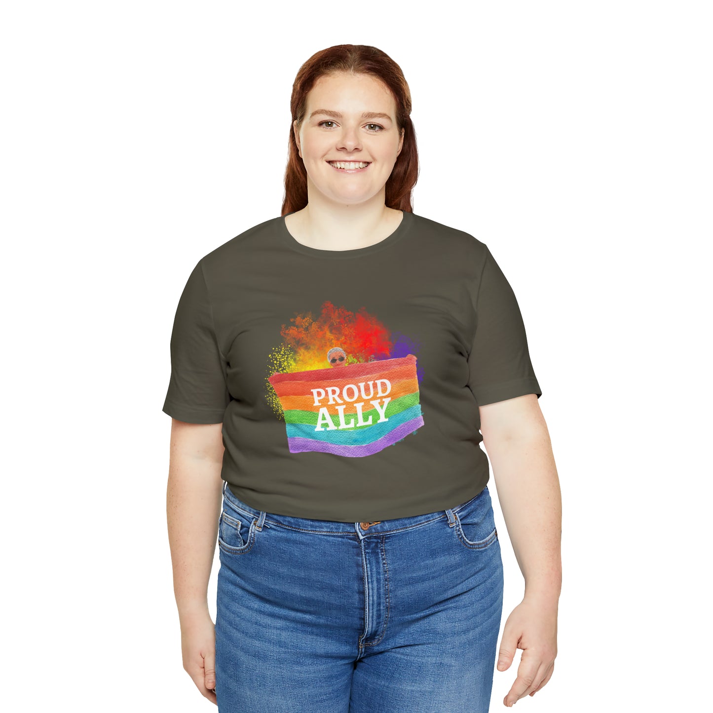 Proud Ally LGBTQ+ Statement T-Shirt