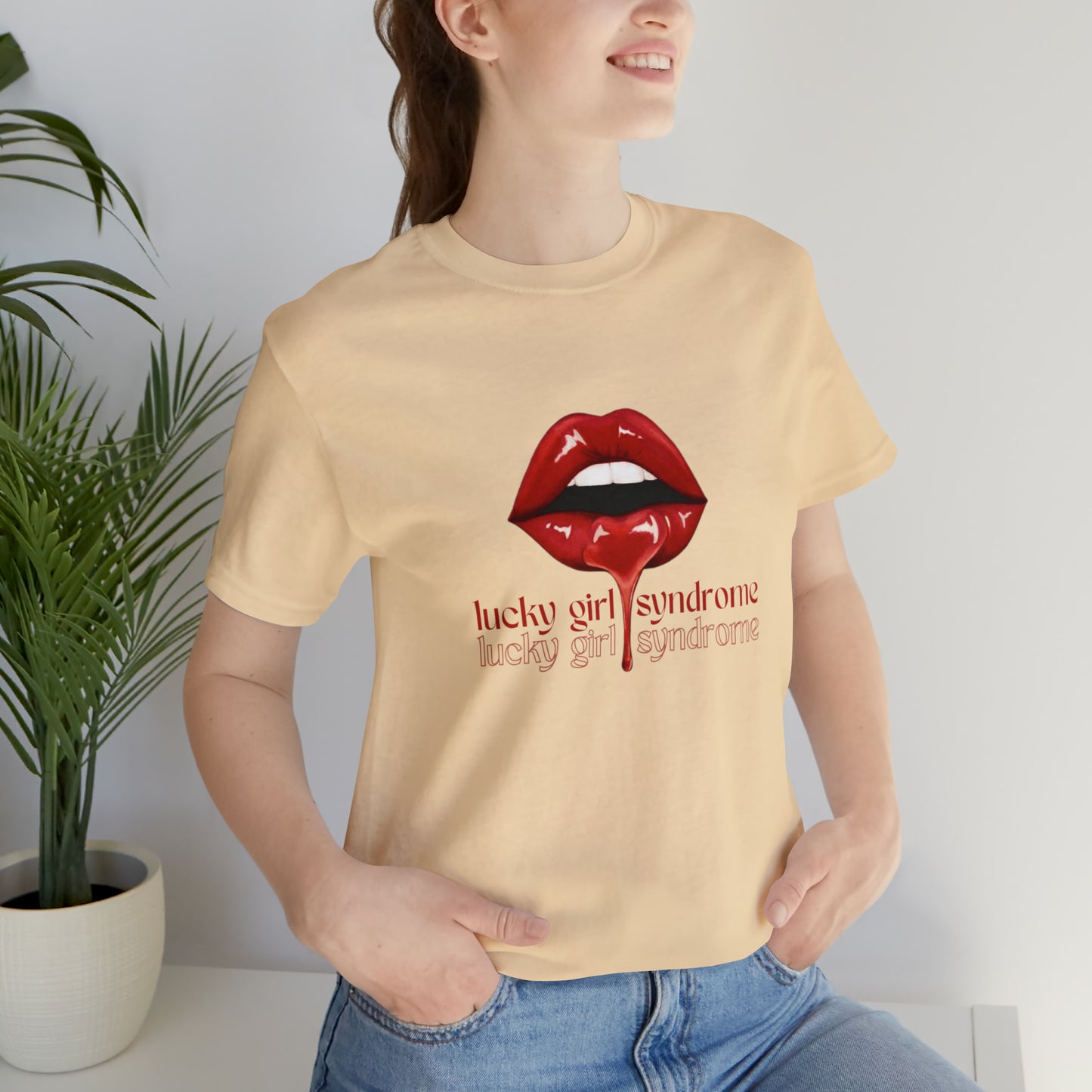 Lucky Girl Syndrome Statement T-Shirt