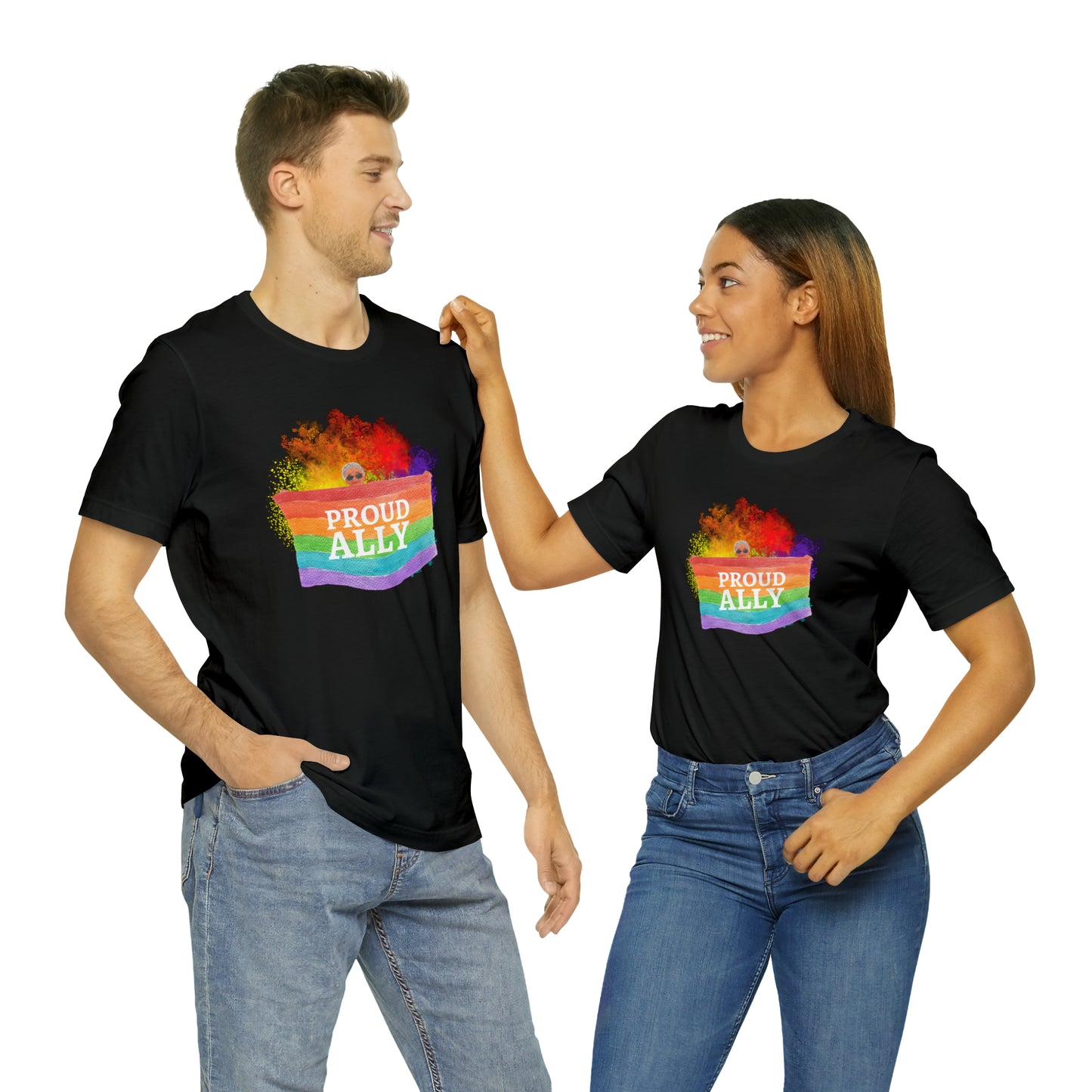 Proud Ally LGBTQ+ Statement T-Shirt