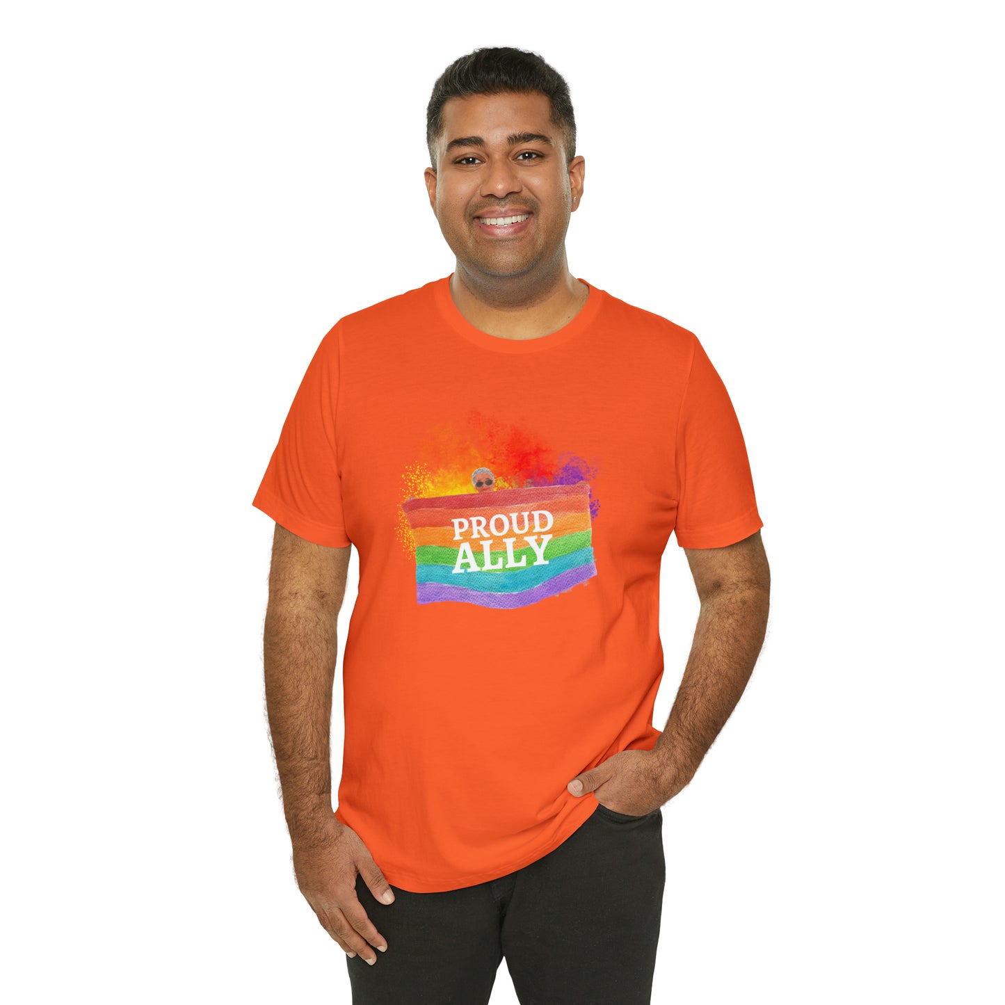 Proud Ally LGBTQ+ Statement T-Shirt