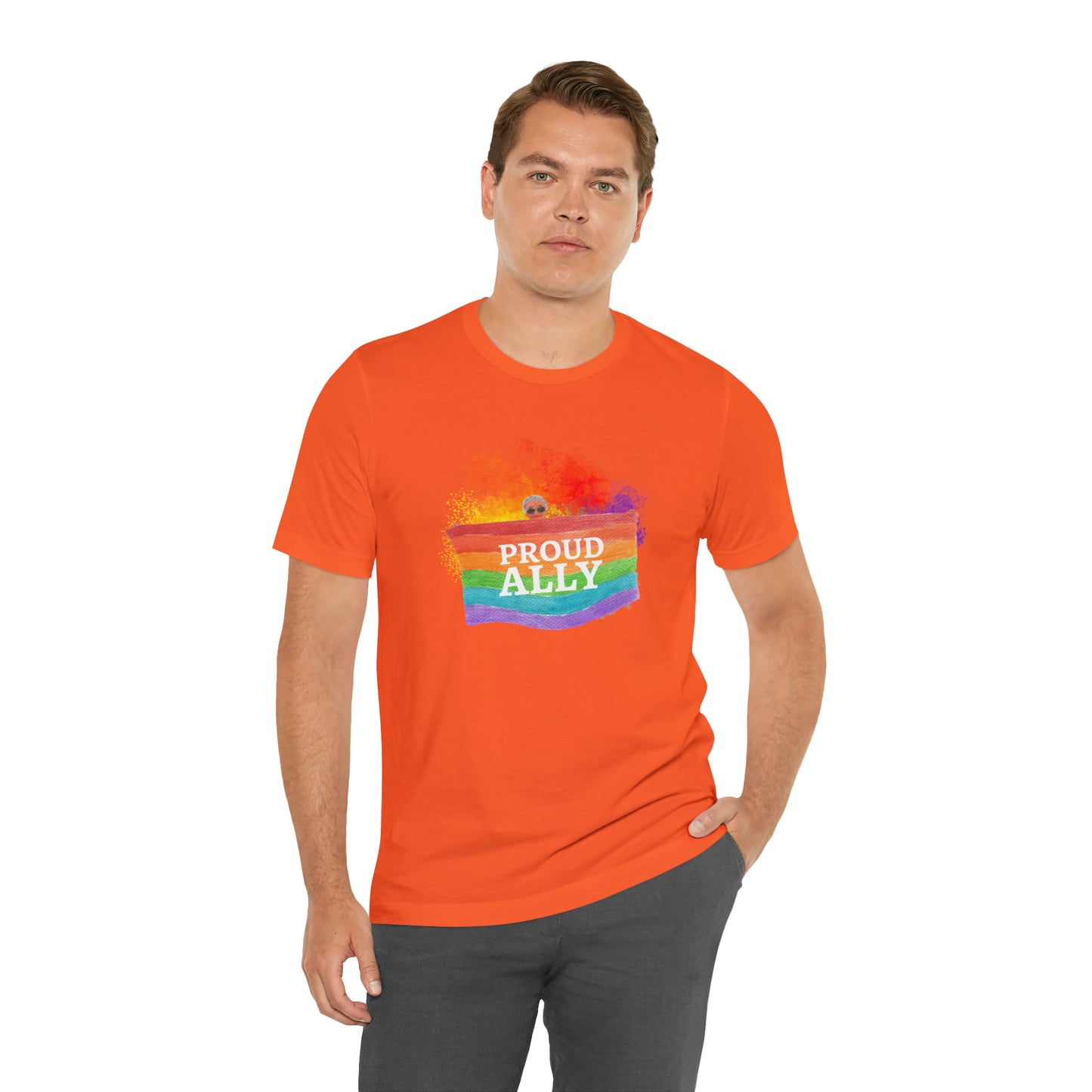 Proud Ally LGBTQ+ Statement T-Shirt