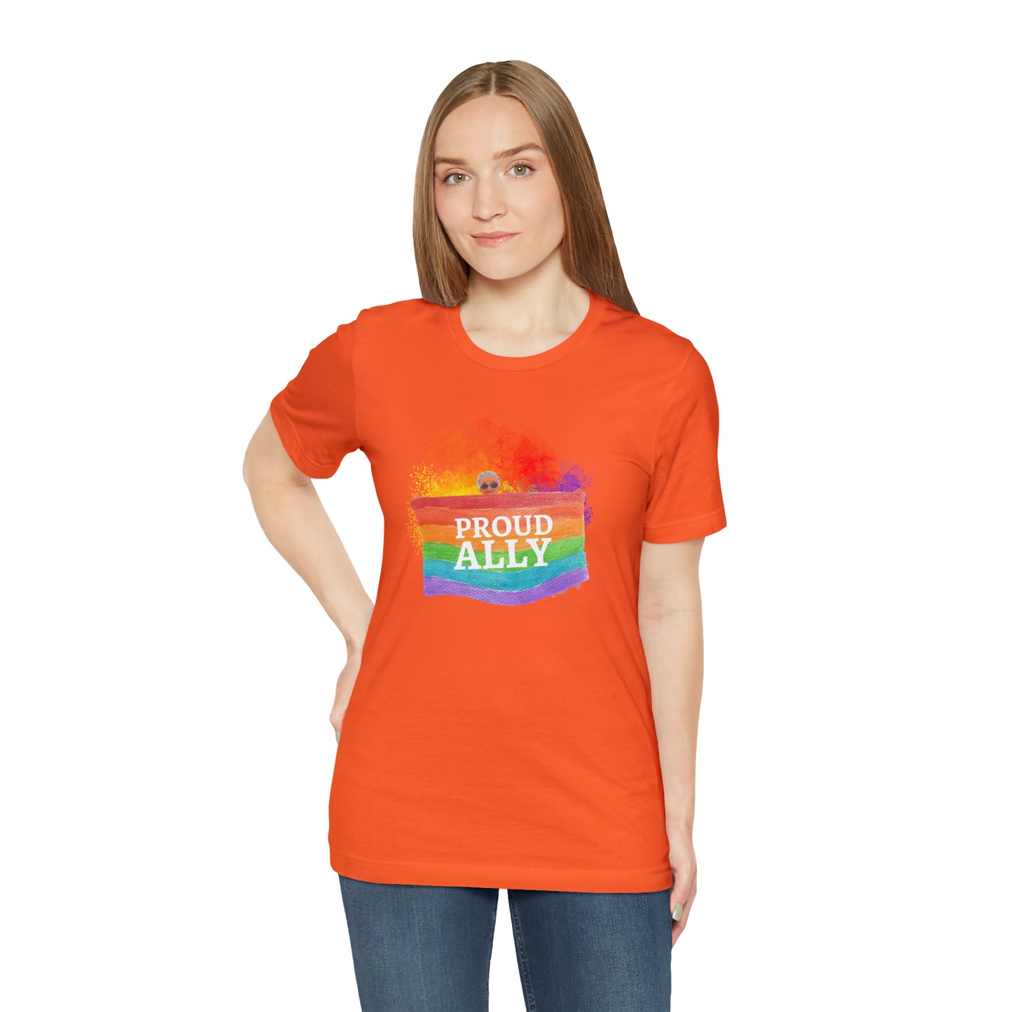 Proud Ally LGBTQ+ Statement T-Shirt