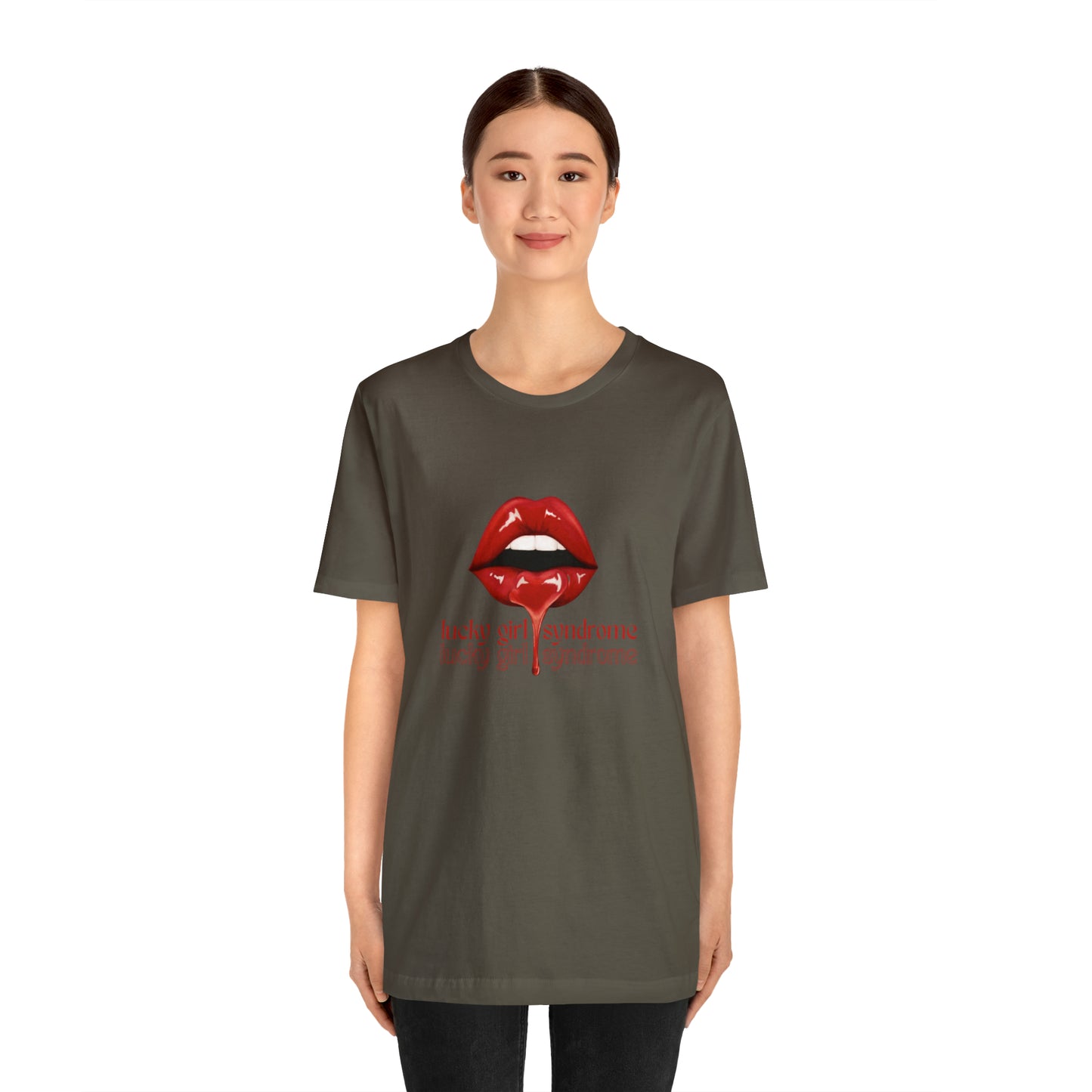 Lucky Girl Syndrome Statement T-Shirt