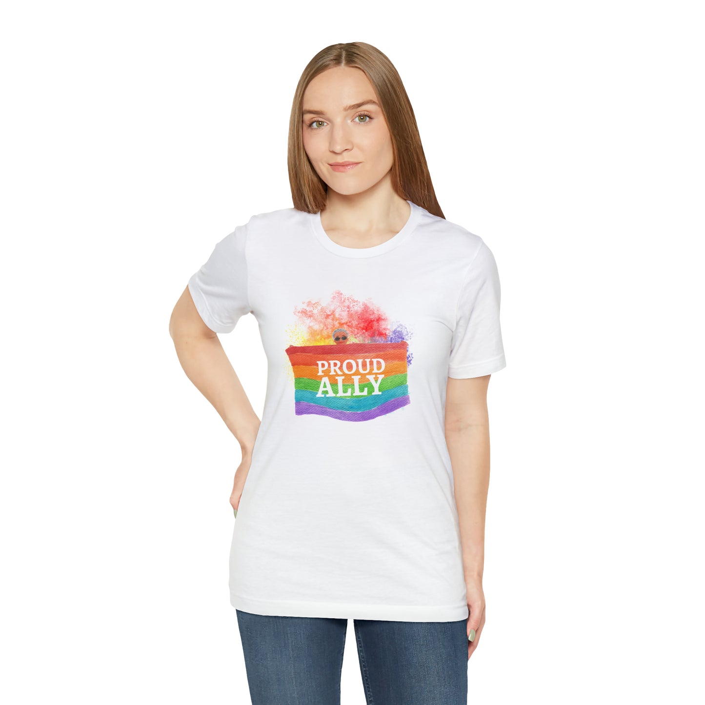 Proud Ally LGBTQ+ Statement T-Shirt