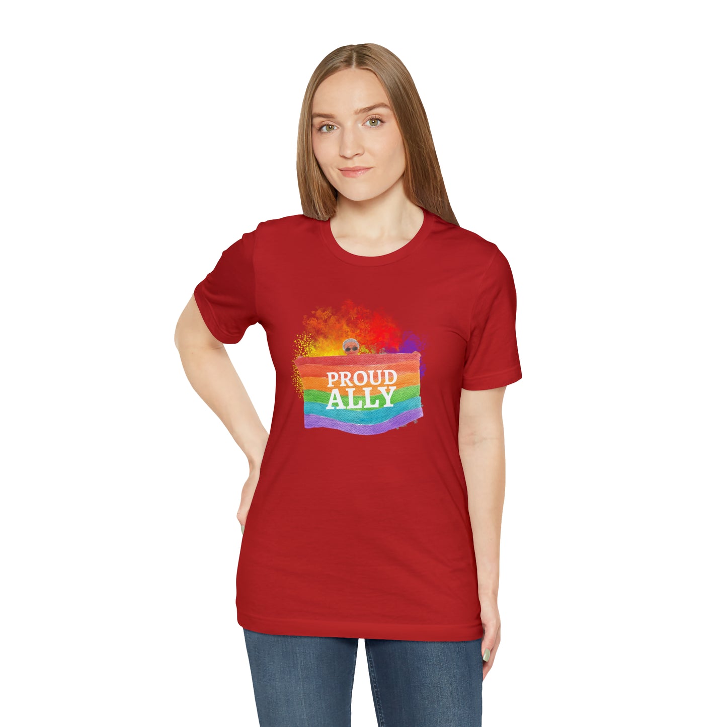 Proud Ally LGBTQ+ Statement T-Shirt