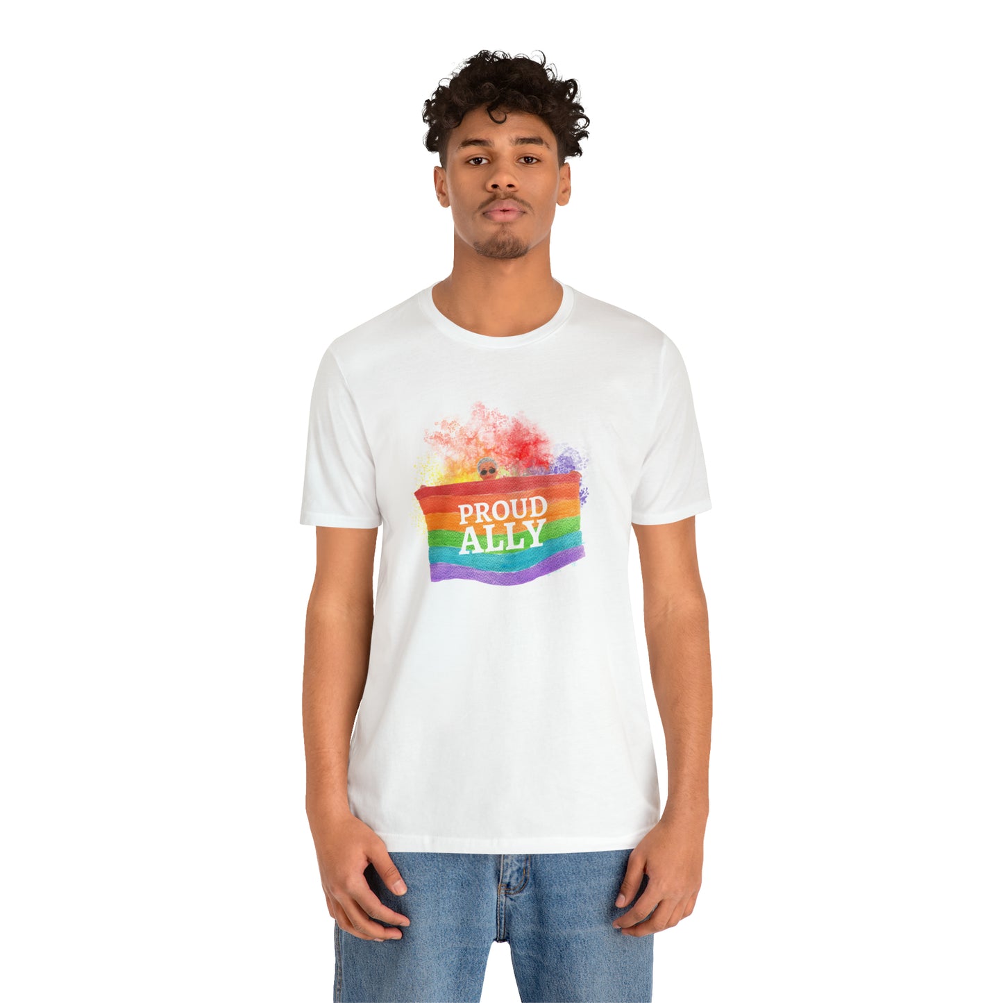 Proud Ally LGBTQ+ Statement T-Shirt