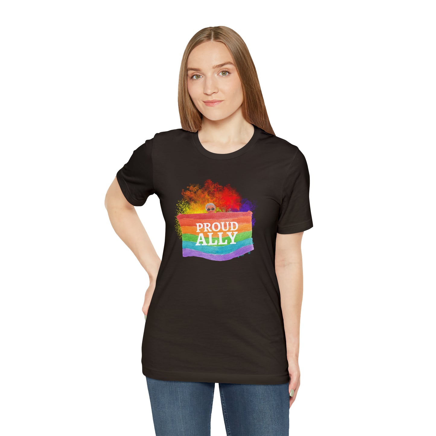 Proud Ally LGBTQ+ Statement T-Shirt