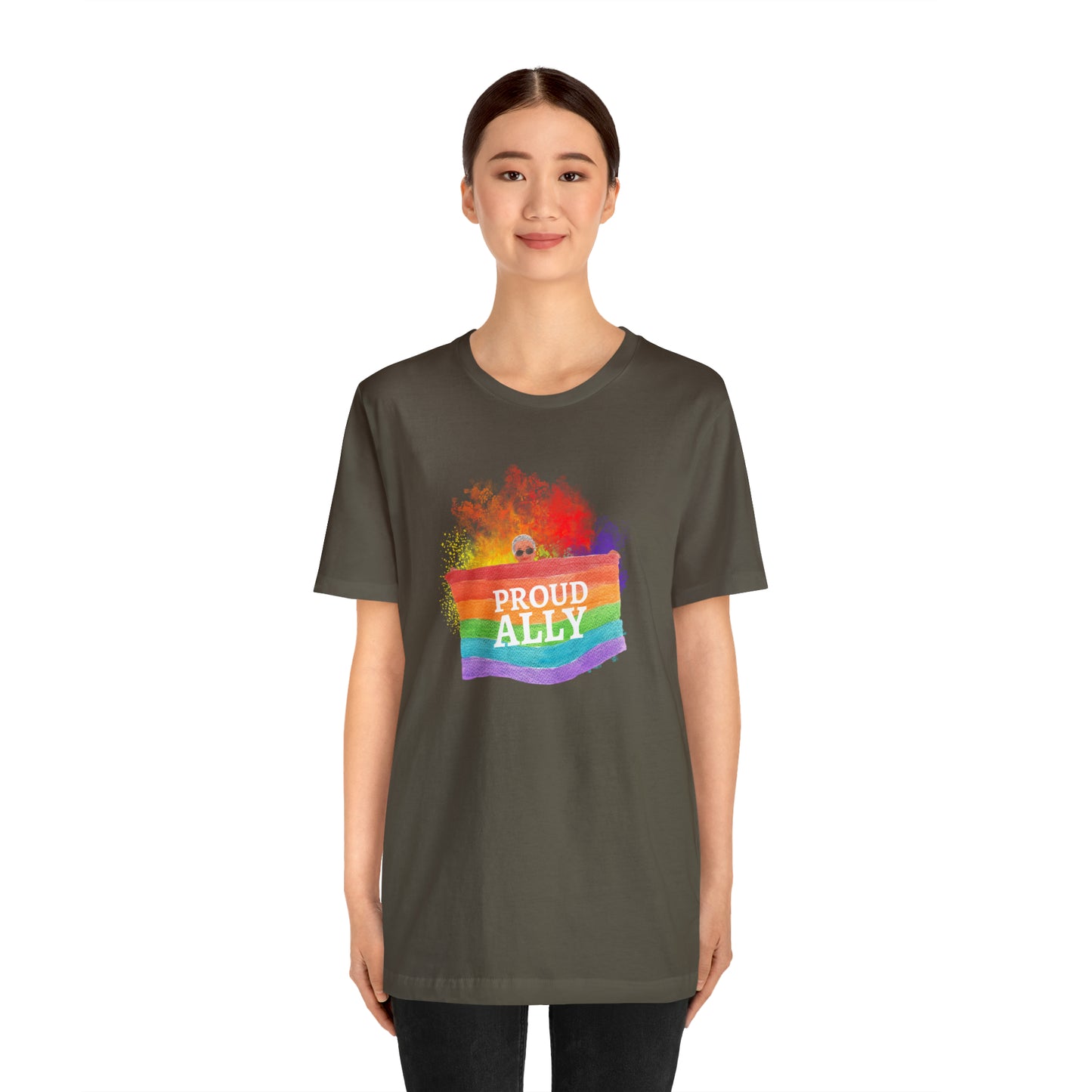 Proud Ally LGBTQ+ Statement T-Shirt