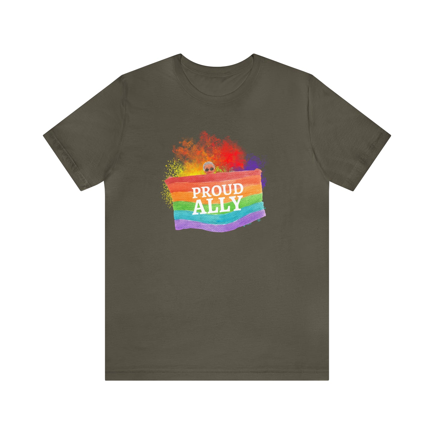 Proud Ally LGBTQ+ Statement T-Shirt