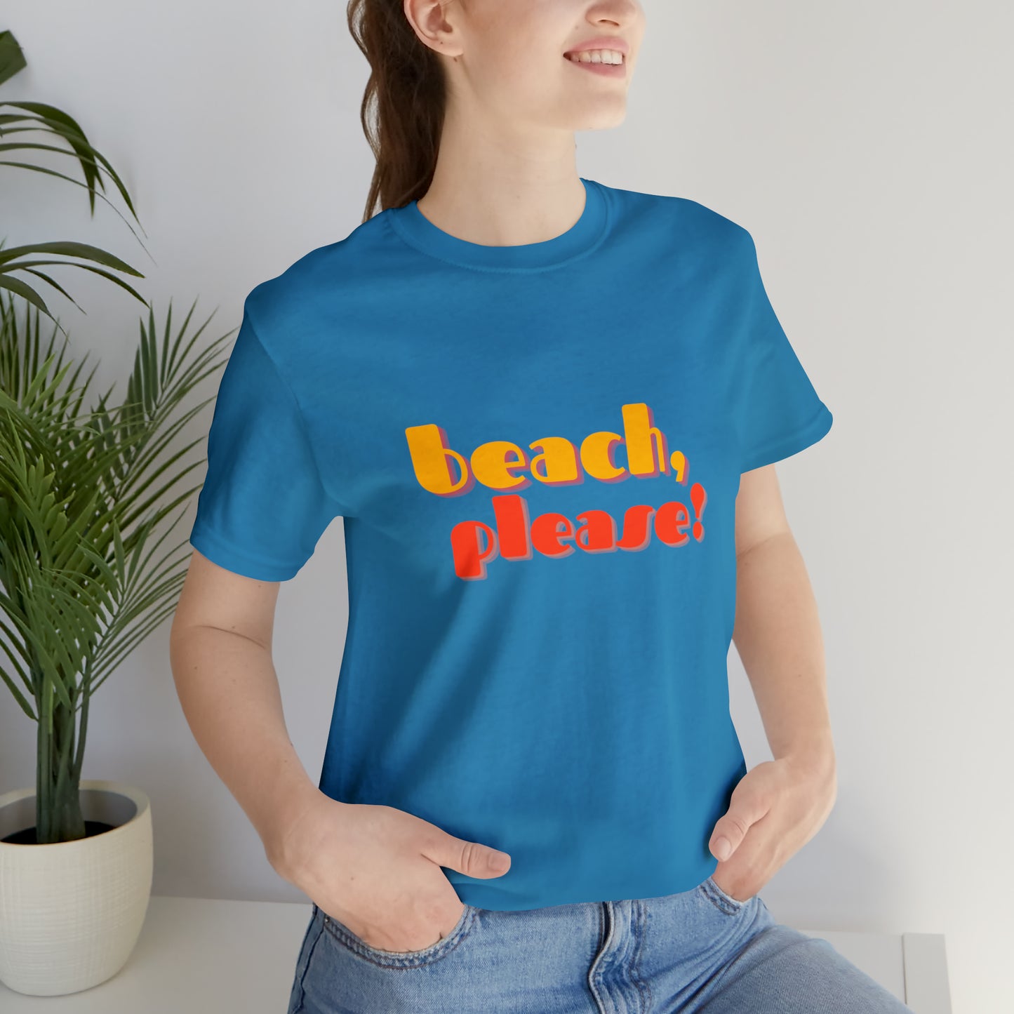 Beach Please Statement T-Shirt