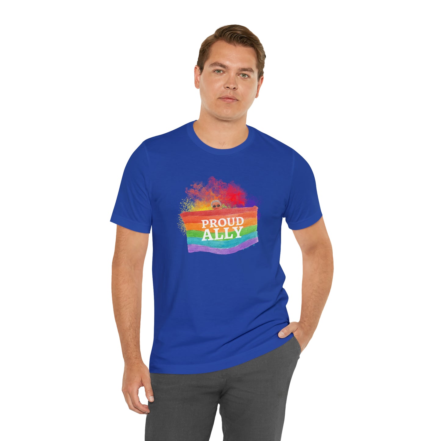 Proud Ally LGBTQ+ Statement T-Shirt