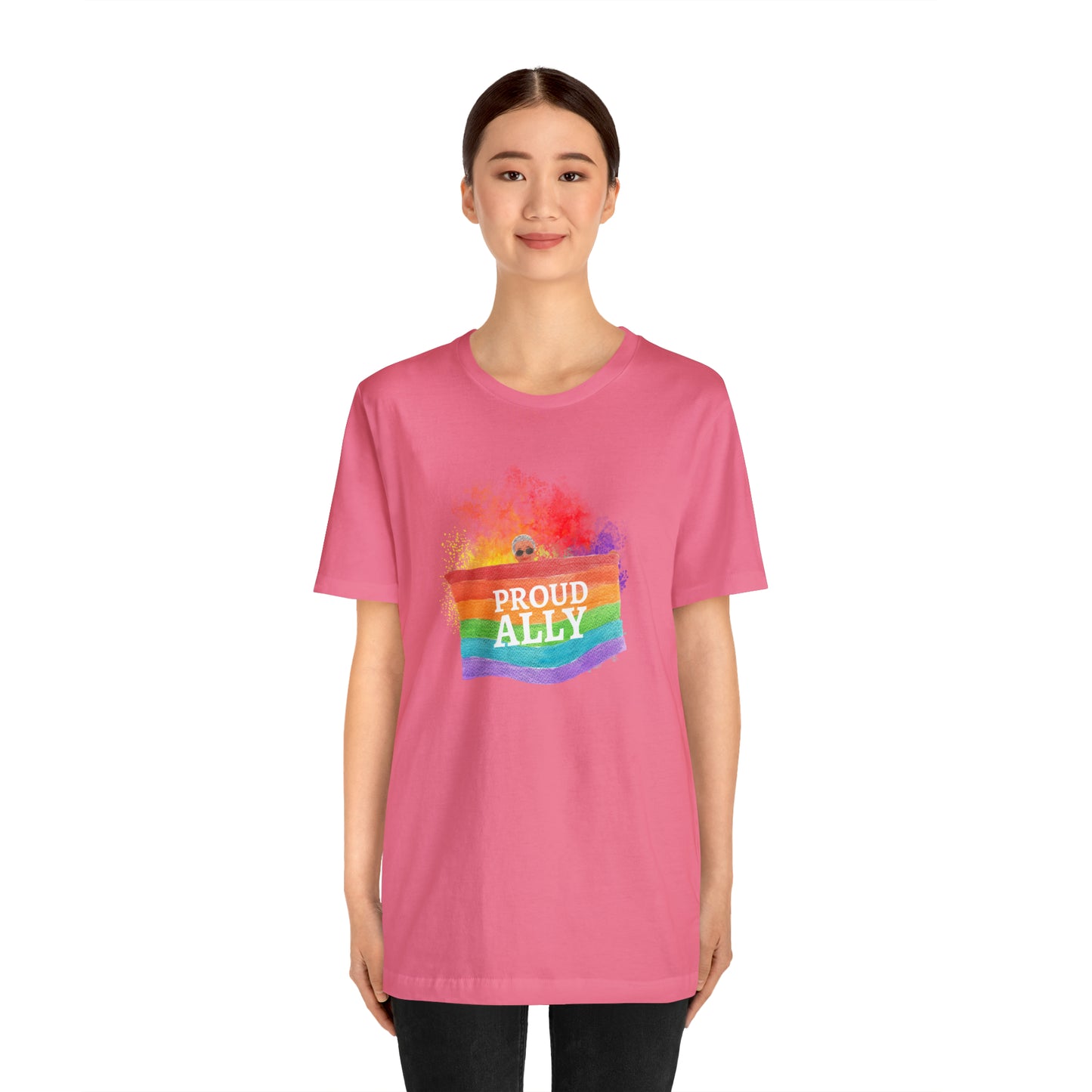 Proud Ally LGBTQ+ Statement T-Shirt