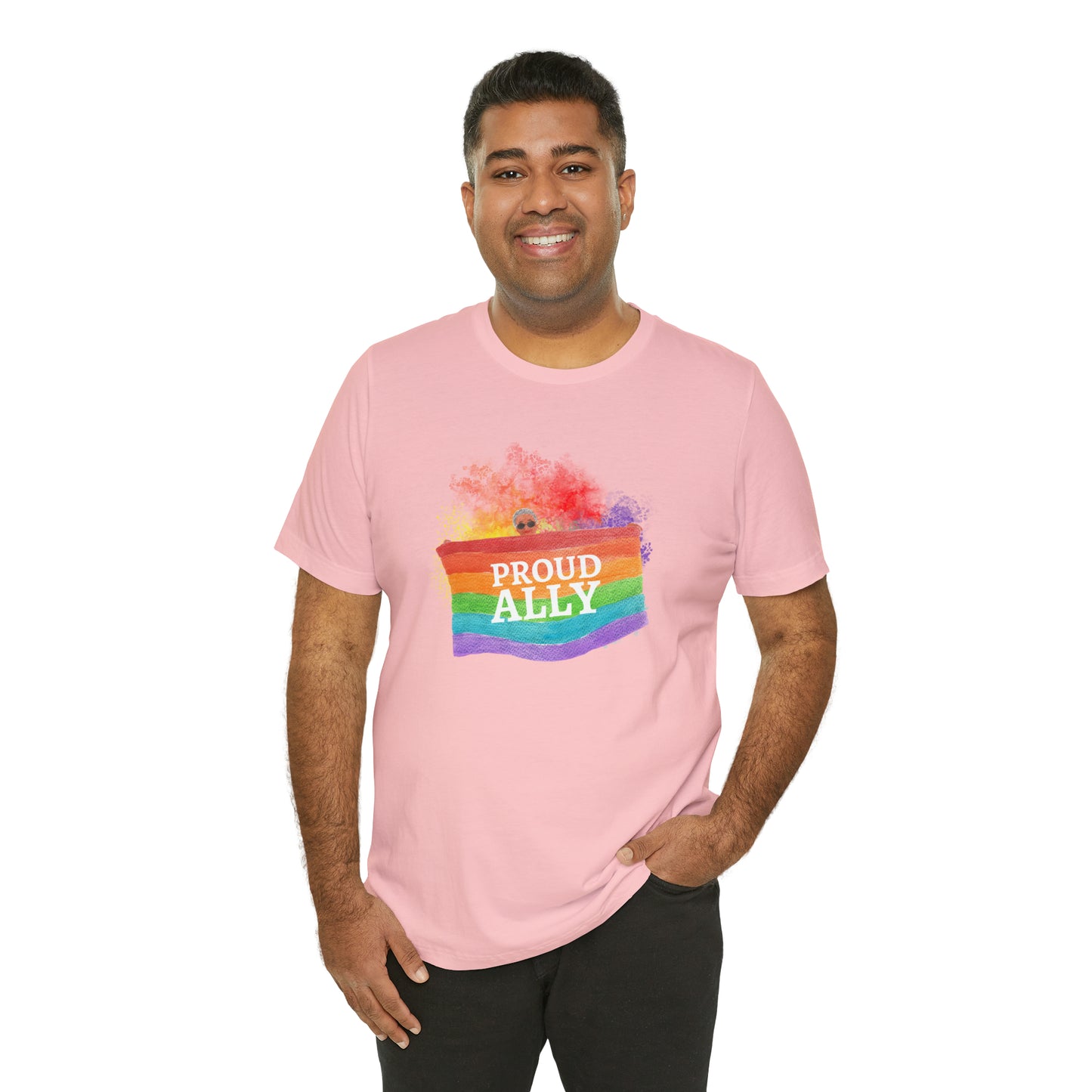 Proud Ally LGBTQ+ Statement T-Shirt