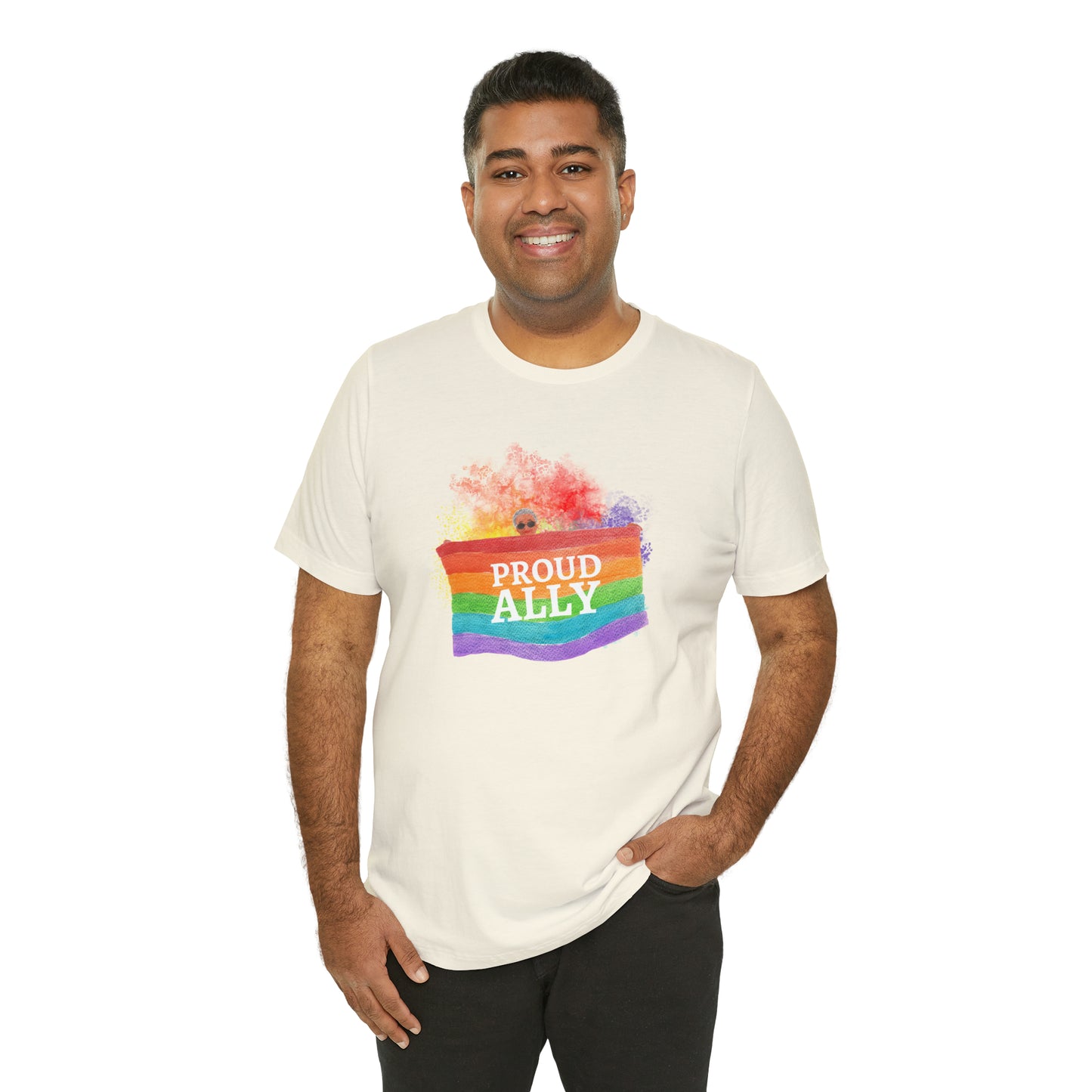 Proud Ally LGBTQ+ Statement T-Shirt