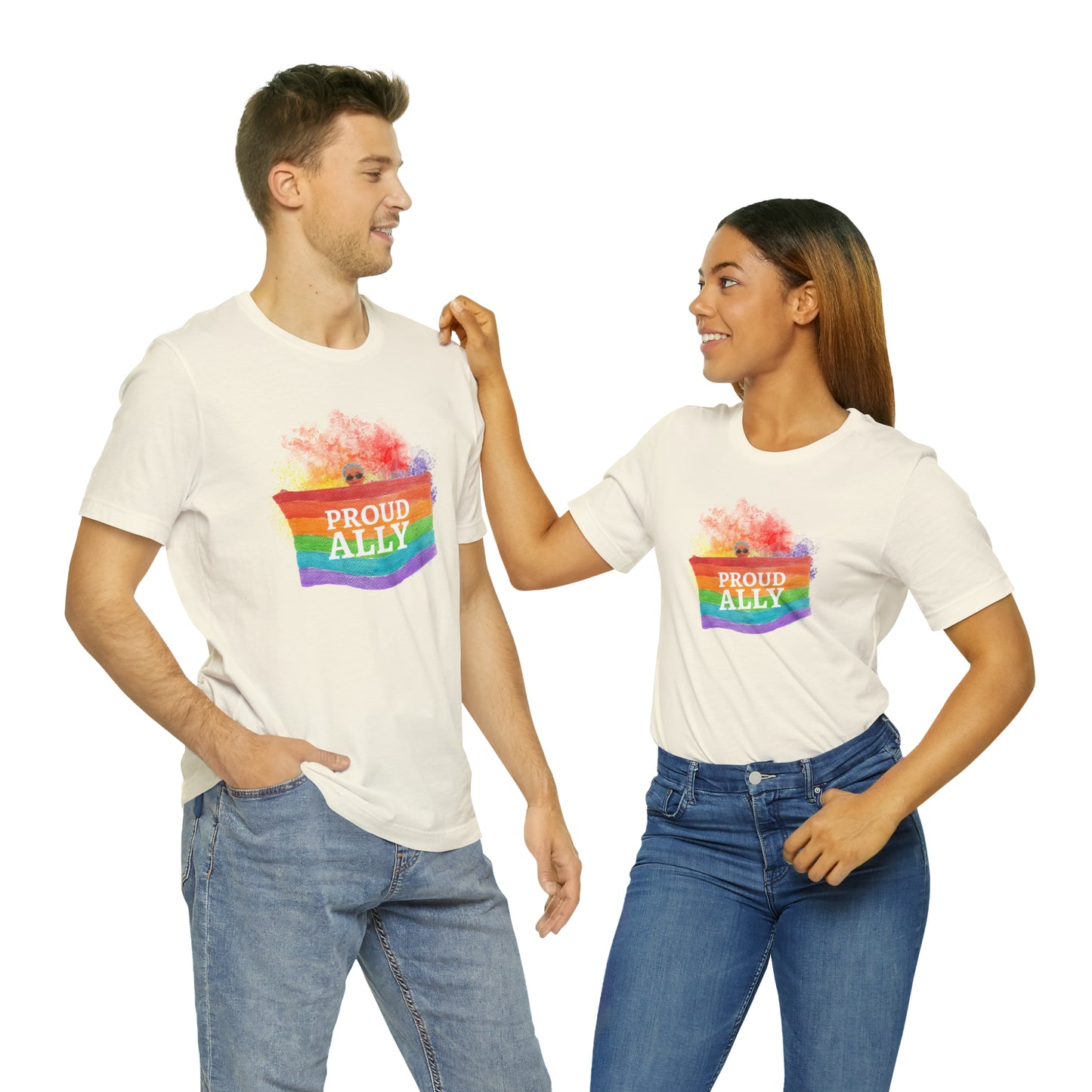 Proud Ally LGBTQ+ Statement T-Shirt