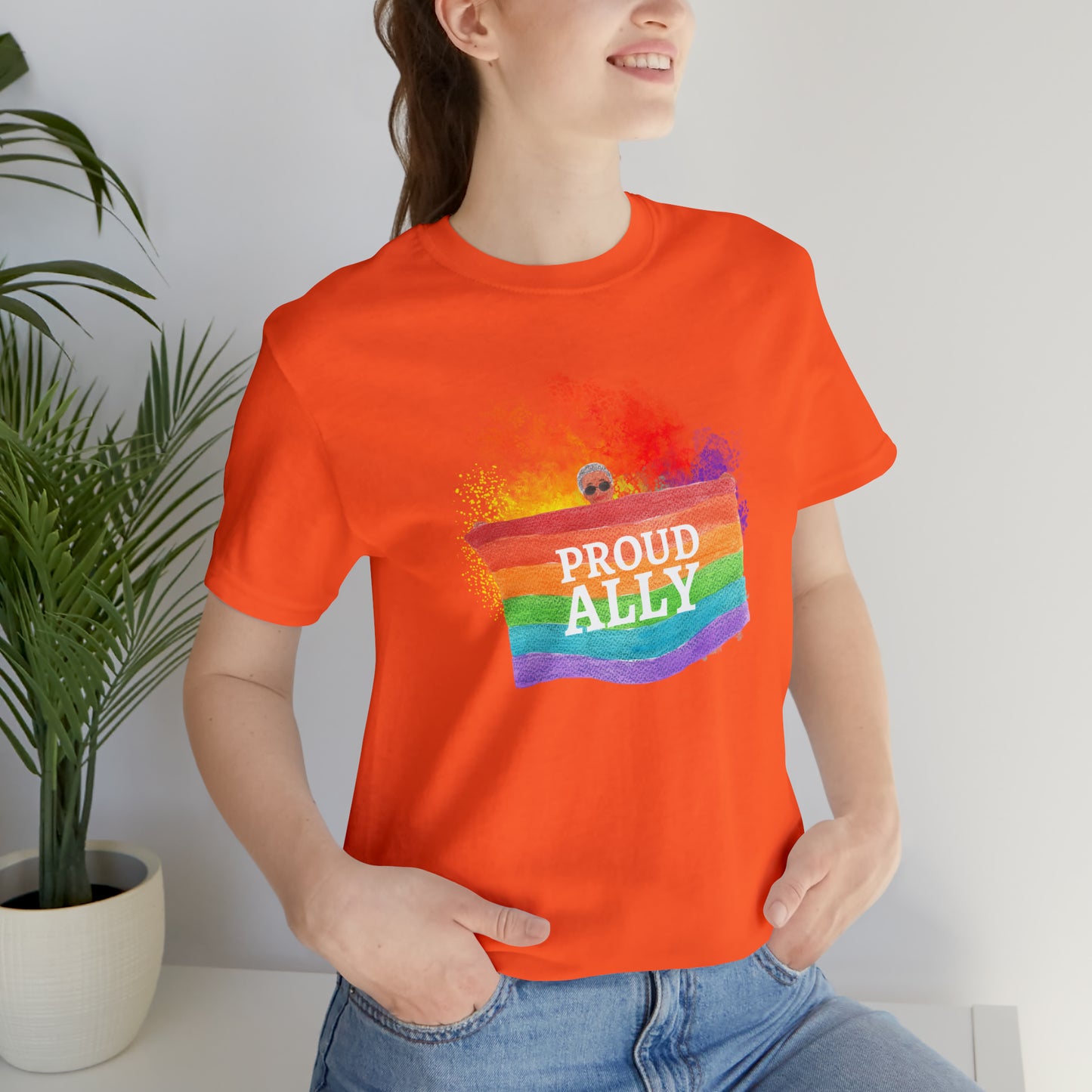 Proud Ally LGBTQ+ Statement T-Shirt