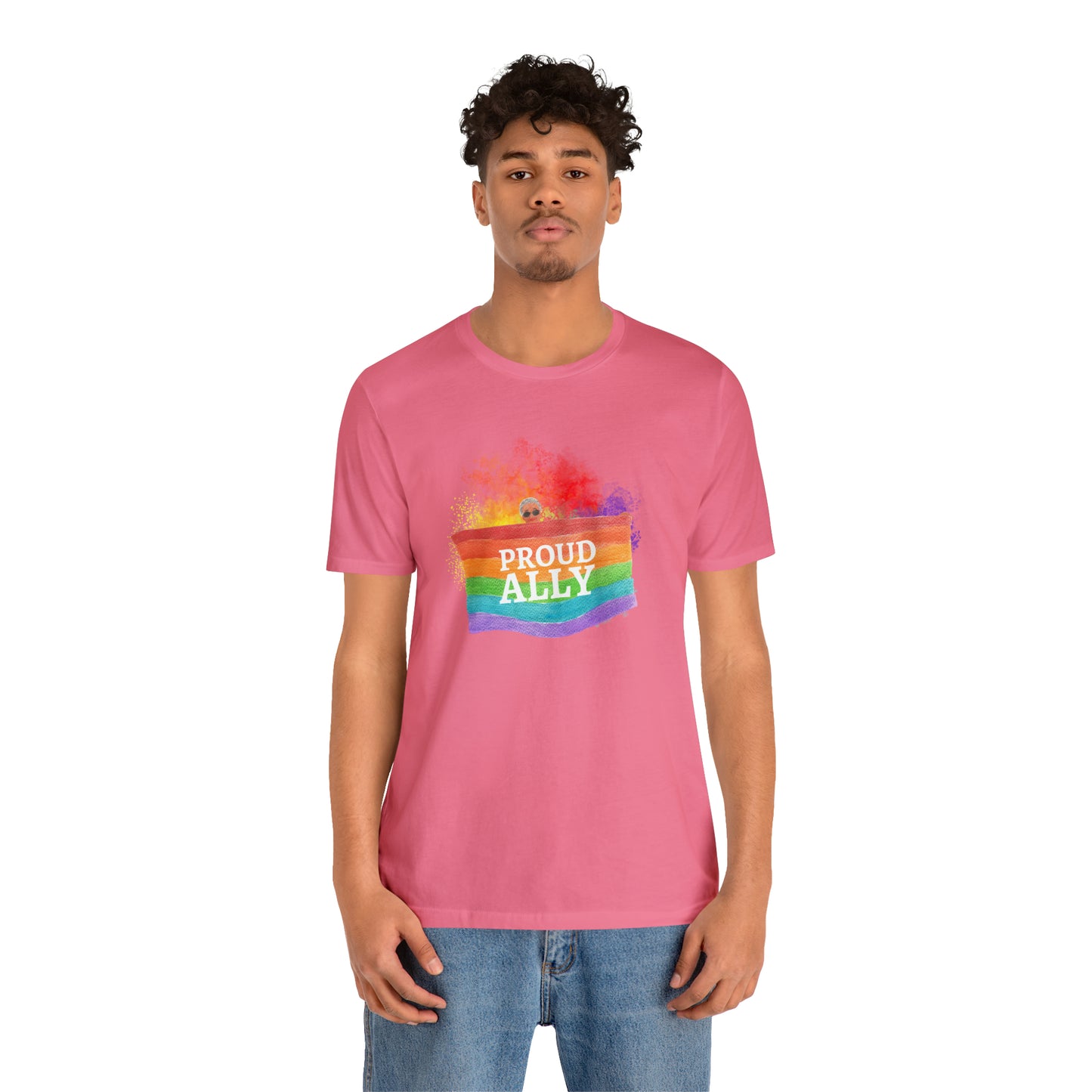 Proud Ally LGBTQ+ Statement T-Shirt