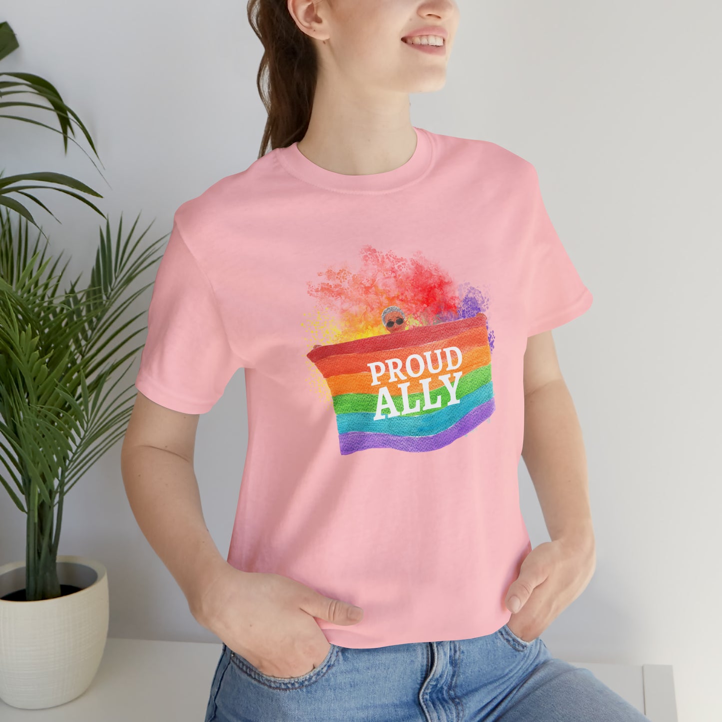 Proud Ally LGBTQ+ Statement T-Shirt