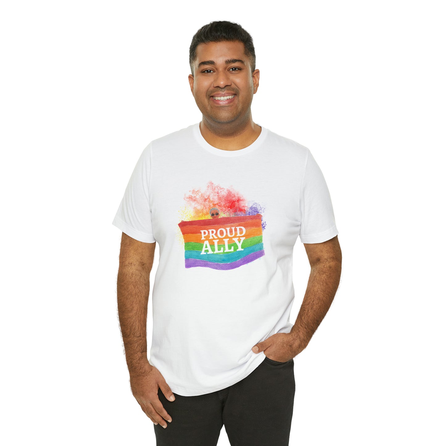 Proud Ally LGBTQ+ Statement T-Shirt