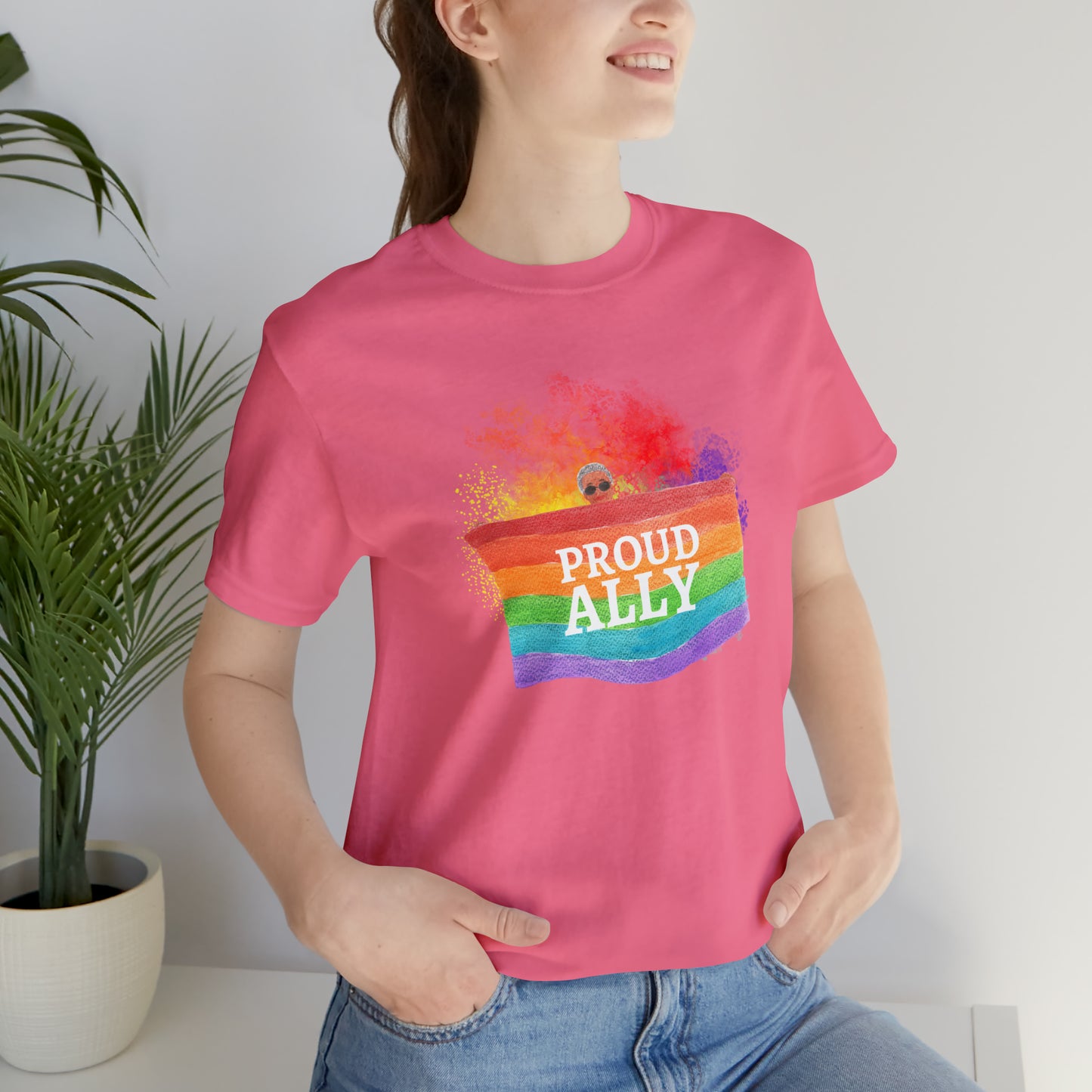 Proud Ally LGBTQ+ Statement T-Shirt