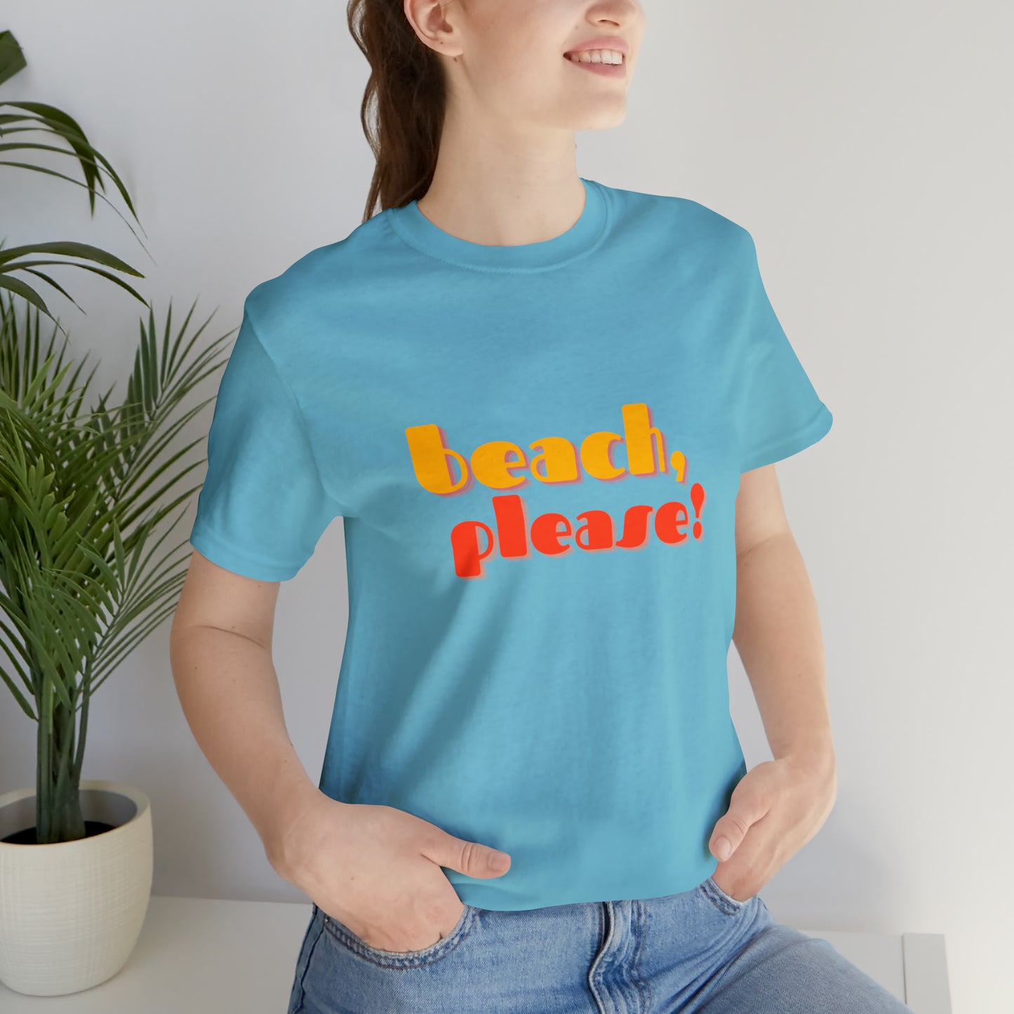 Beach Please Statement T-Shirt