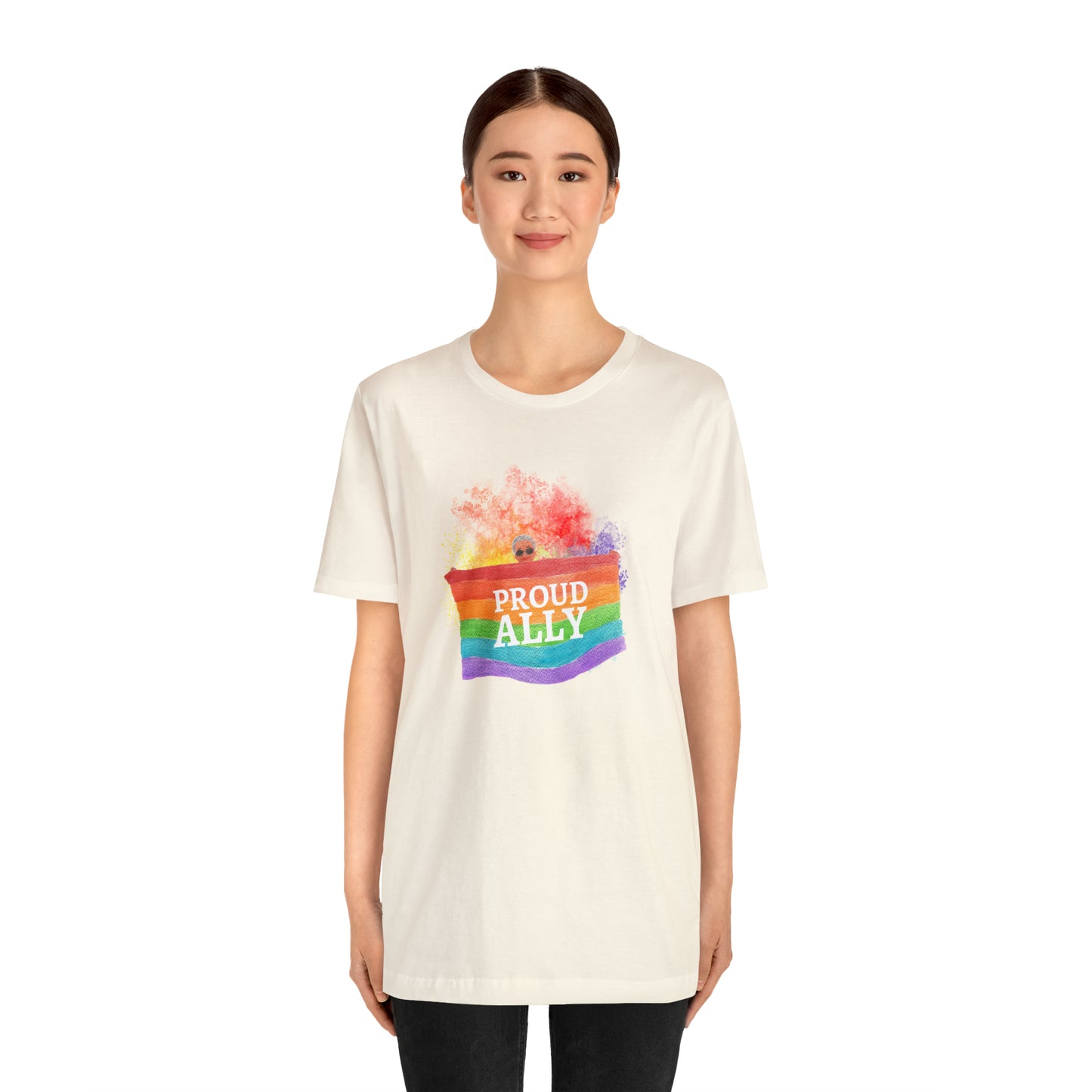 Proud Ally LGBTQ+ Statement T-Shirt