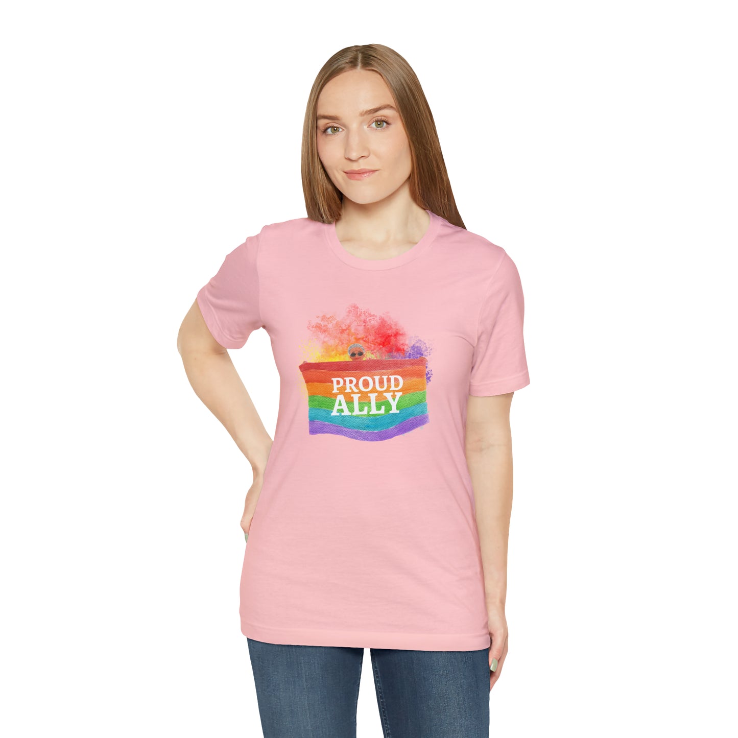 Proud Ally LGBTQ+ Statement T-Shirt