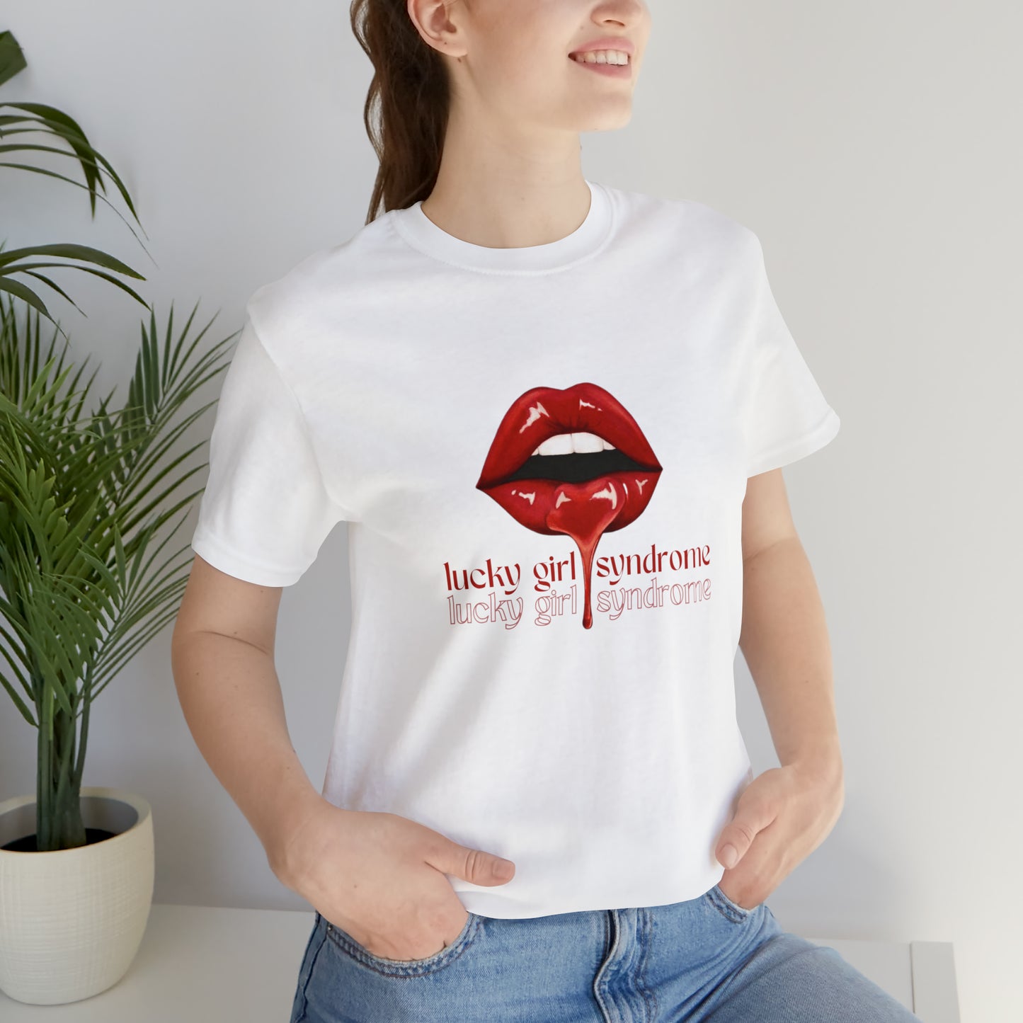 Lucky Girl Syndrome Statement T-Shirt